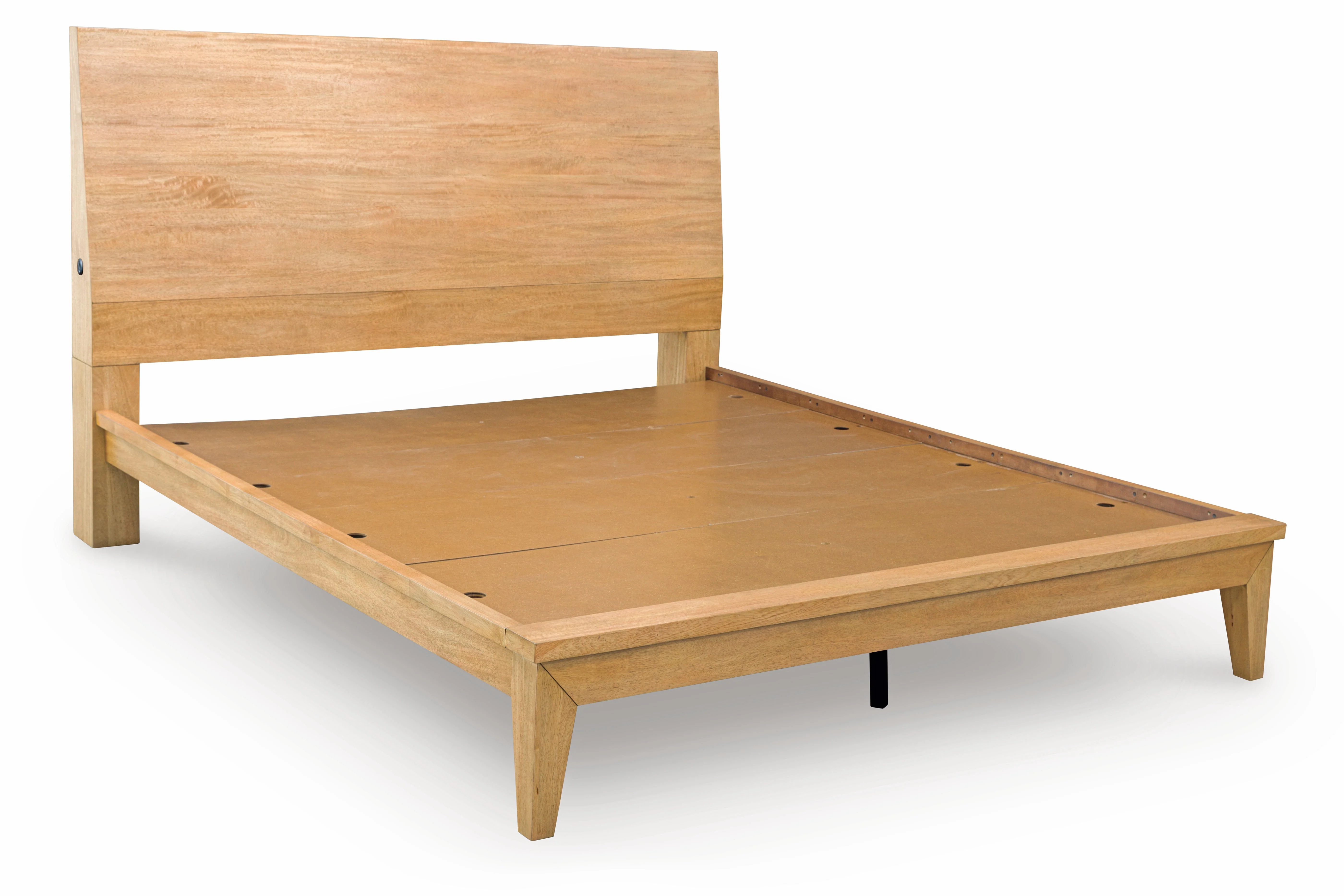 Sherbana Light Brown Queen Platform Bed - Image 14