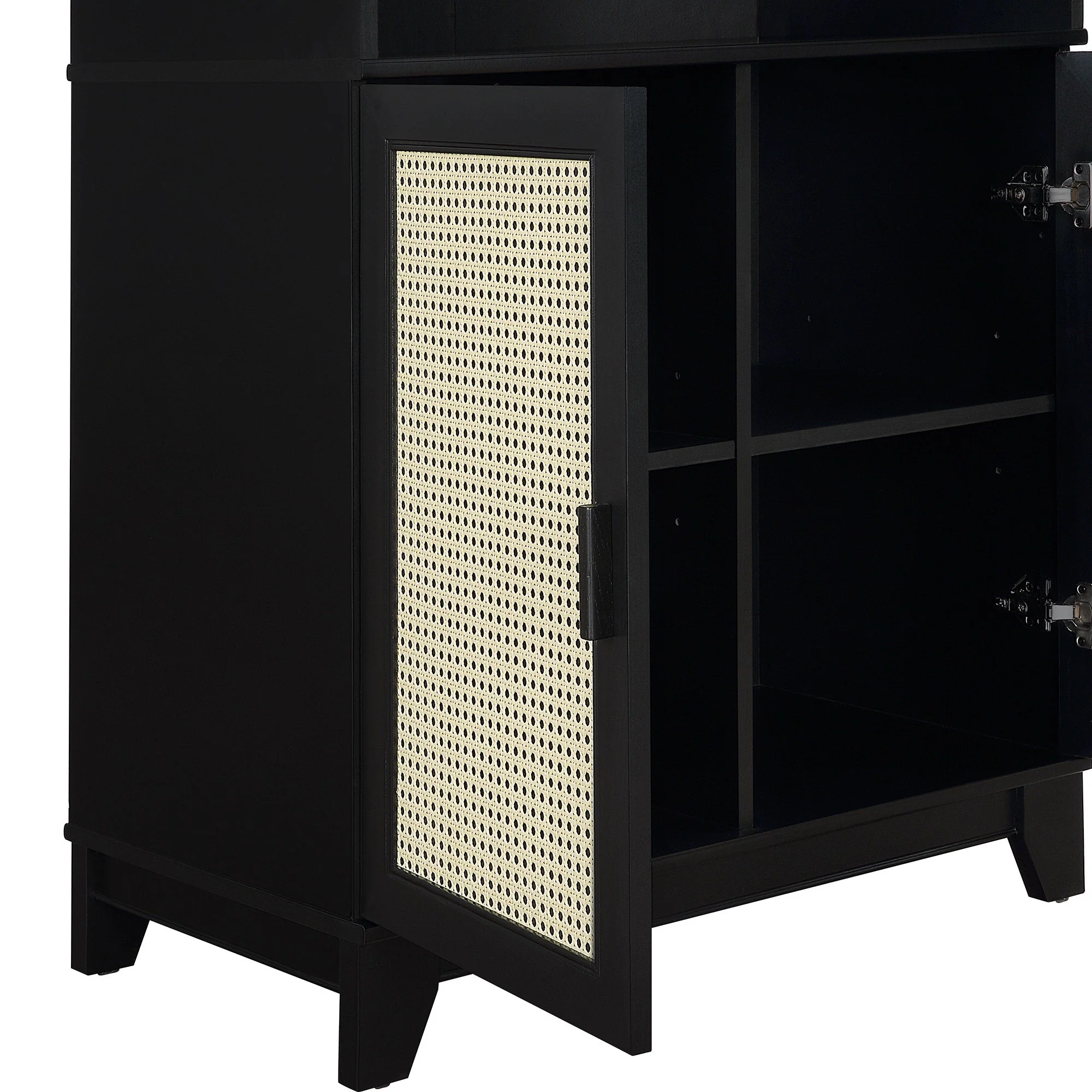 Sheridan Bookcase Cabinet in Black (set of 2) - Image 5