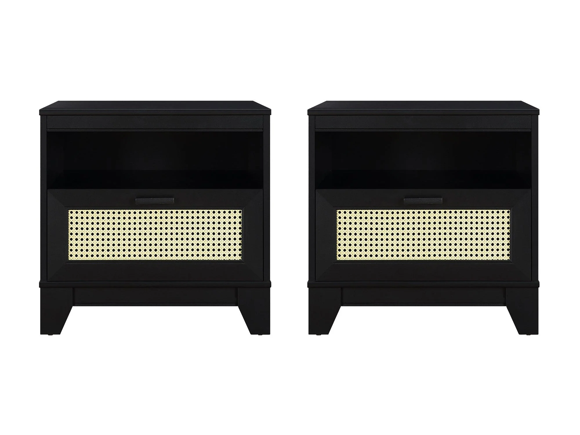 Sheridan Nightstand in Black (set of 2)