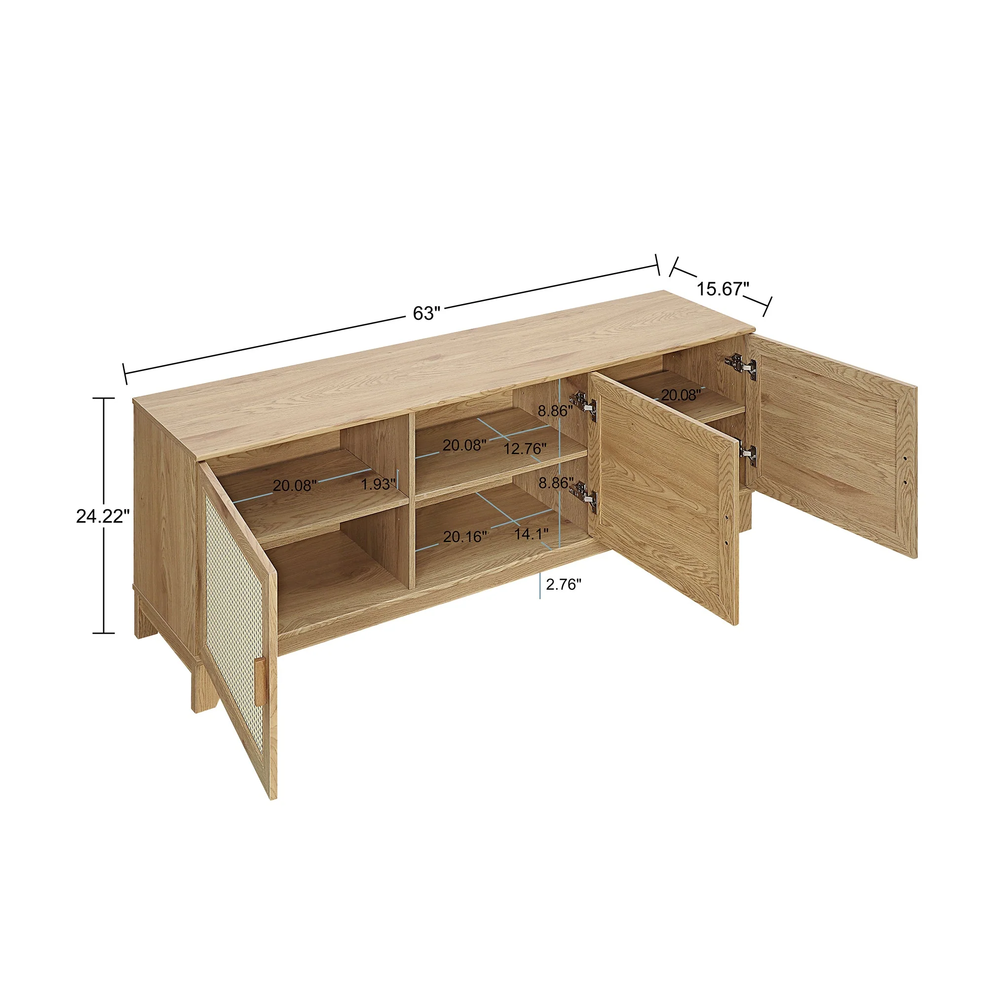 Sheridan TV Stand in Nature - Image 3