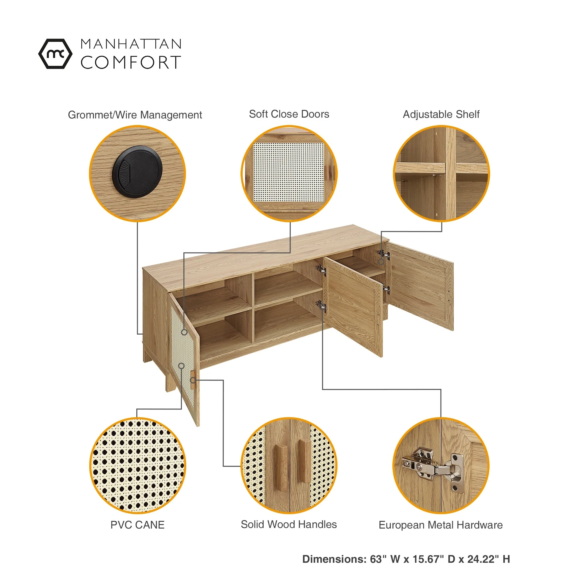 Sheridan TV Stand in Nature - Image 4