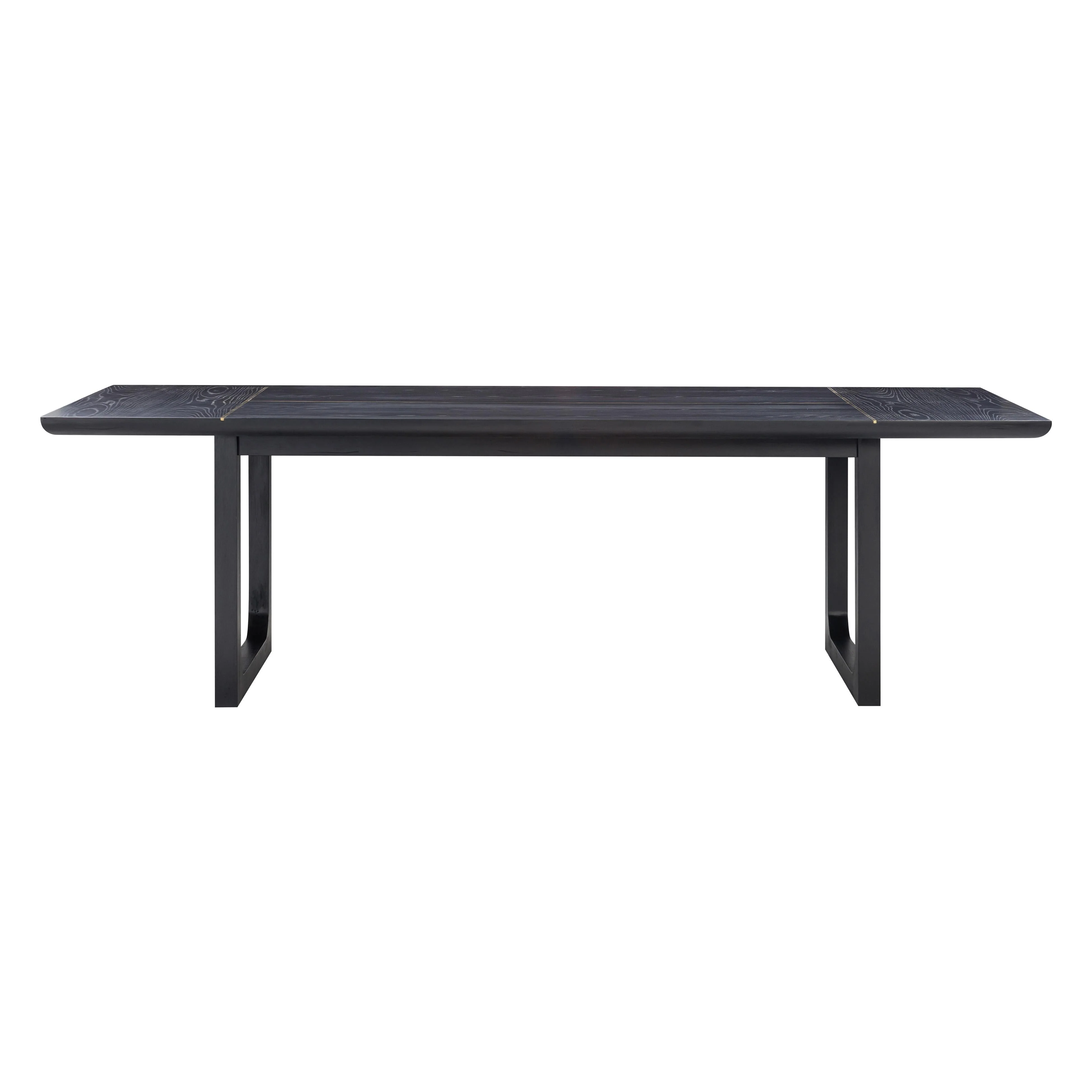 Shiloh Black Ash 102" Rectangular Dining Table - Image 3