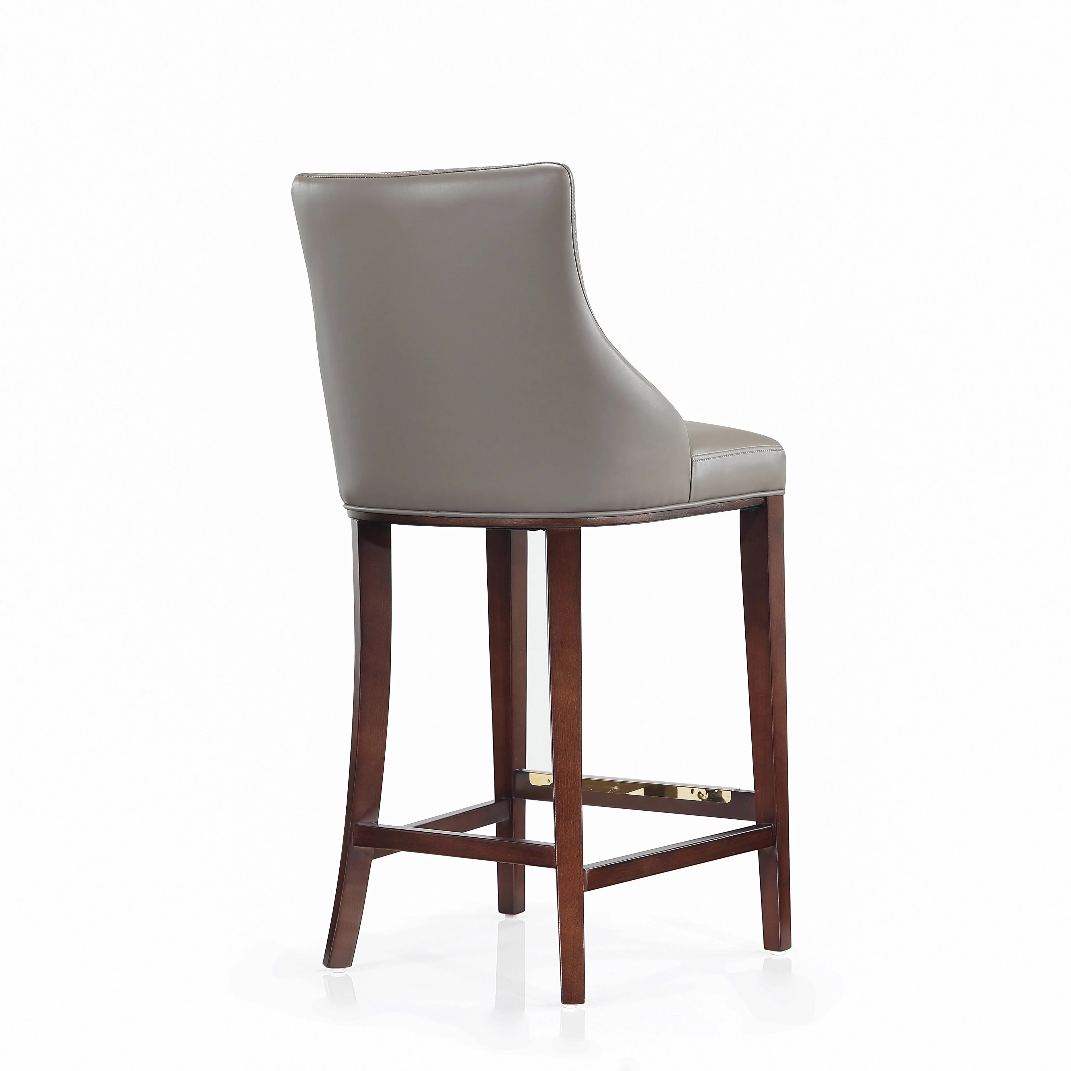 Shubert Barstool in Dark Taupe (set of 3) - Image 7