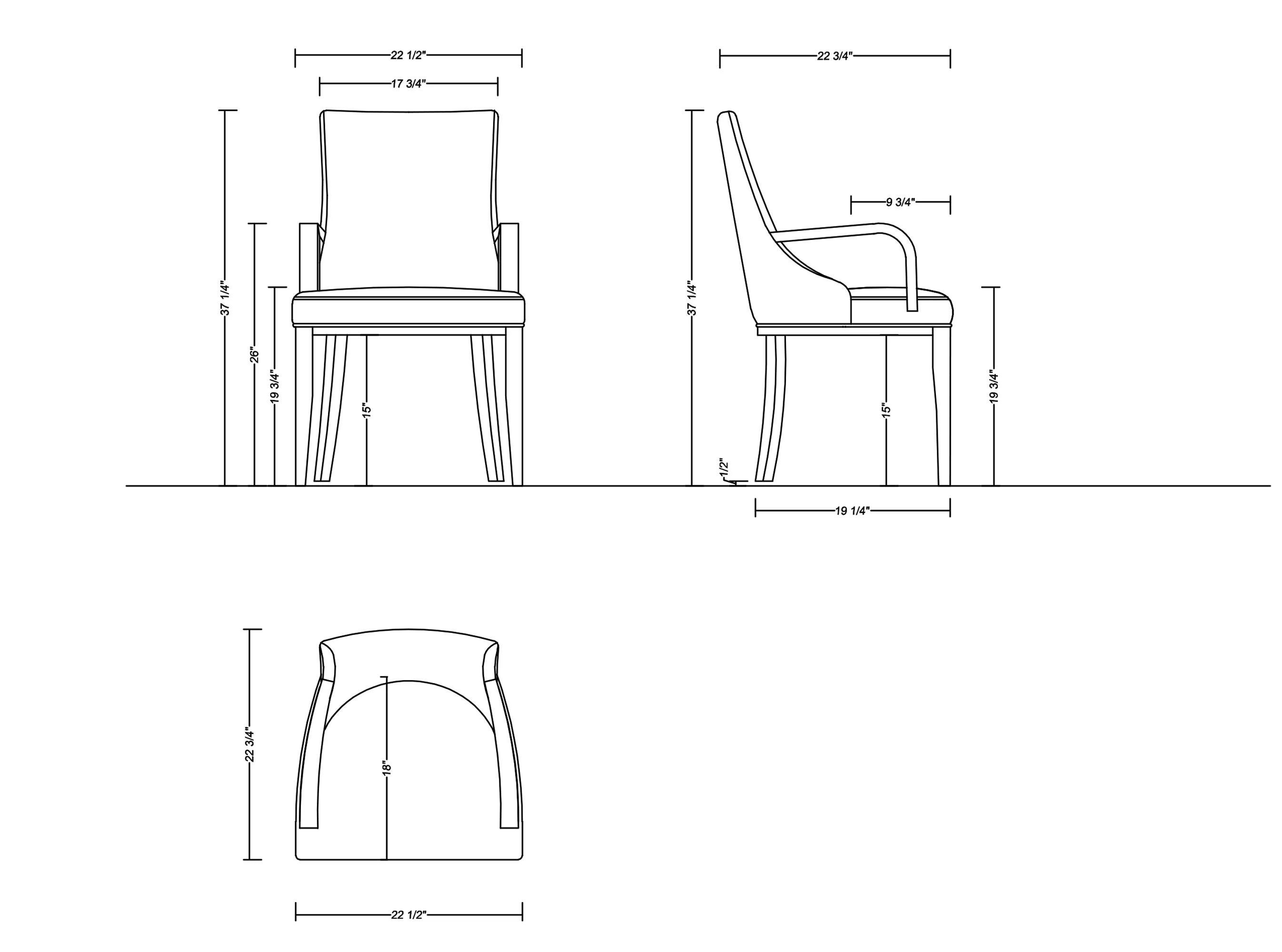 Shubert Faux Leather and Velvet Dining Armchair in Tan (set of 2) - Image 3