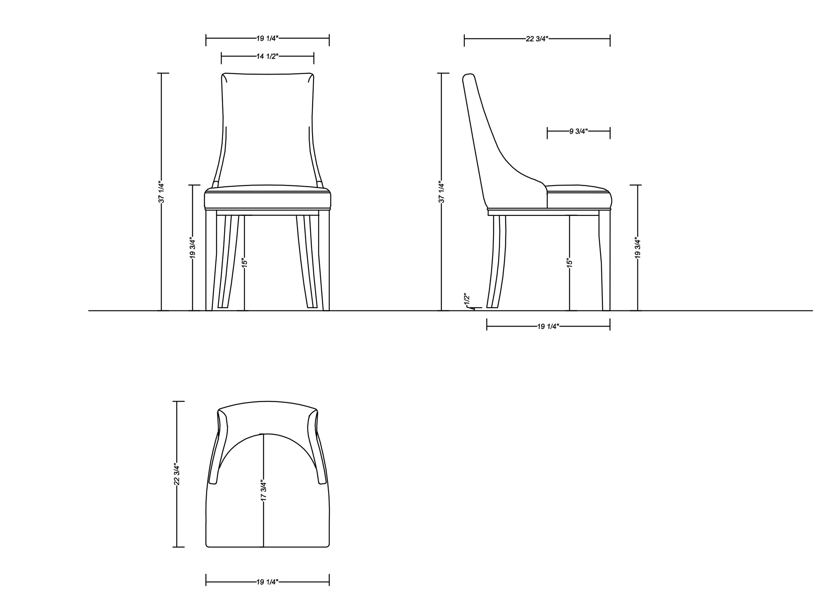 Shubert Faux Leather and Velvet Dining Chair in Tan (set of 2) - Image 3