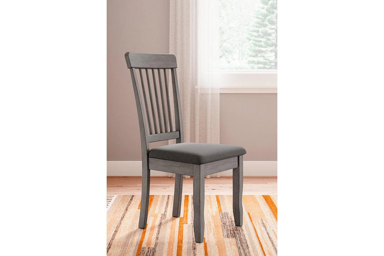 Shullden Gray Dining Table and 4 Chairs - Image 12