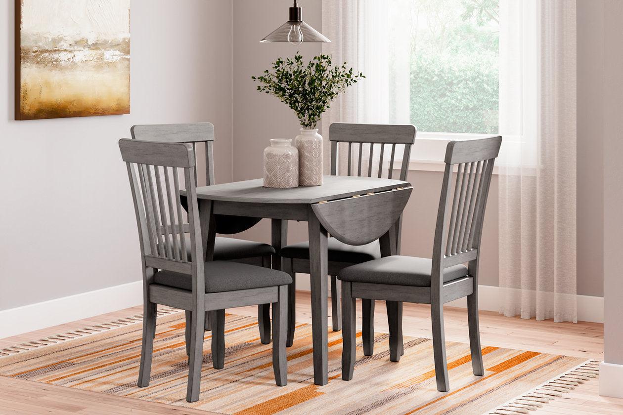 Shullden Gray Dining Table and 4 Chairs - Image 16