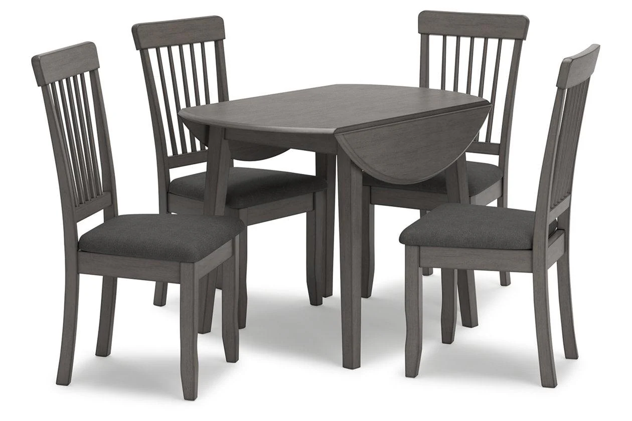 Shullden Gray Dining Table and 4 Chairs - Image 17