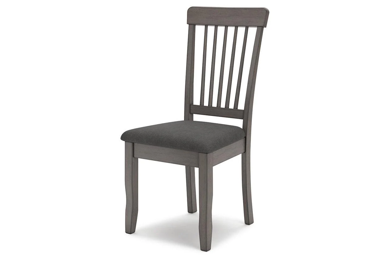 Shullden Gray Dining Table and 4 Chairs - Image 3