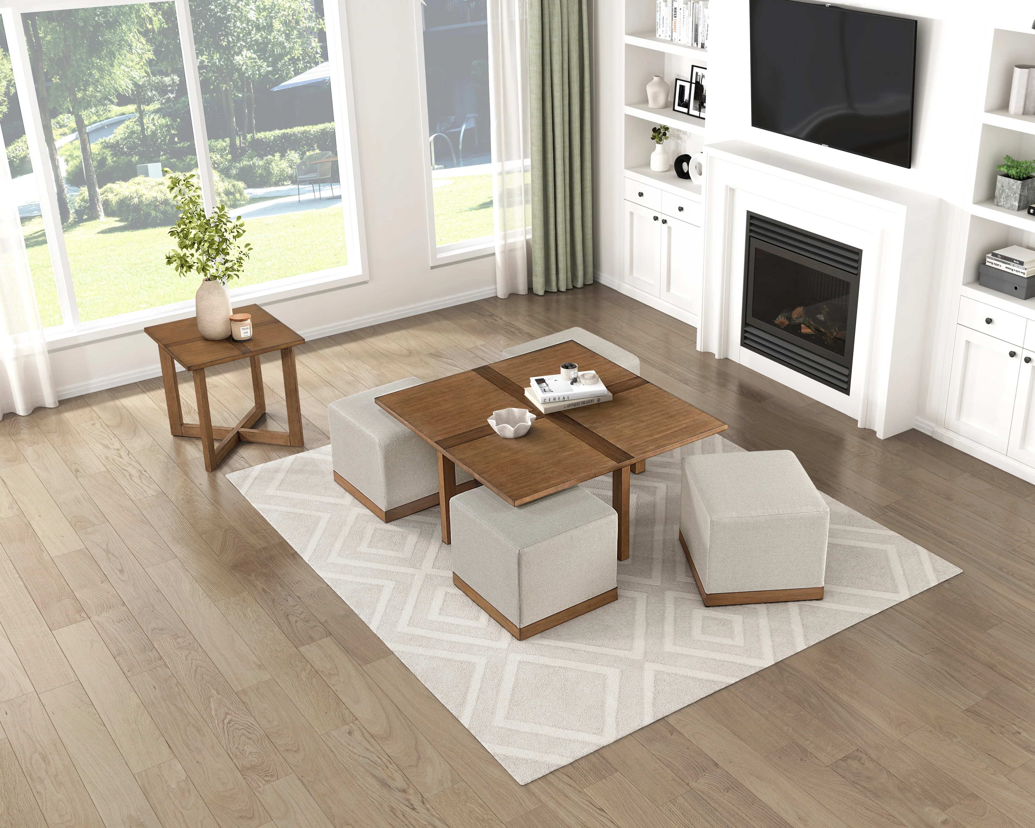 Sienna Light Gray Cocktail Table - Image 14