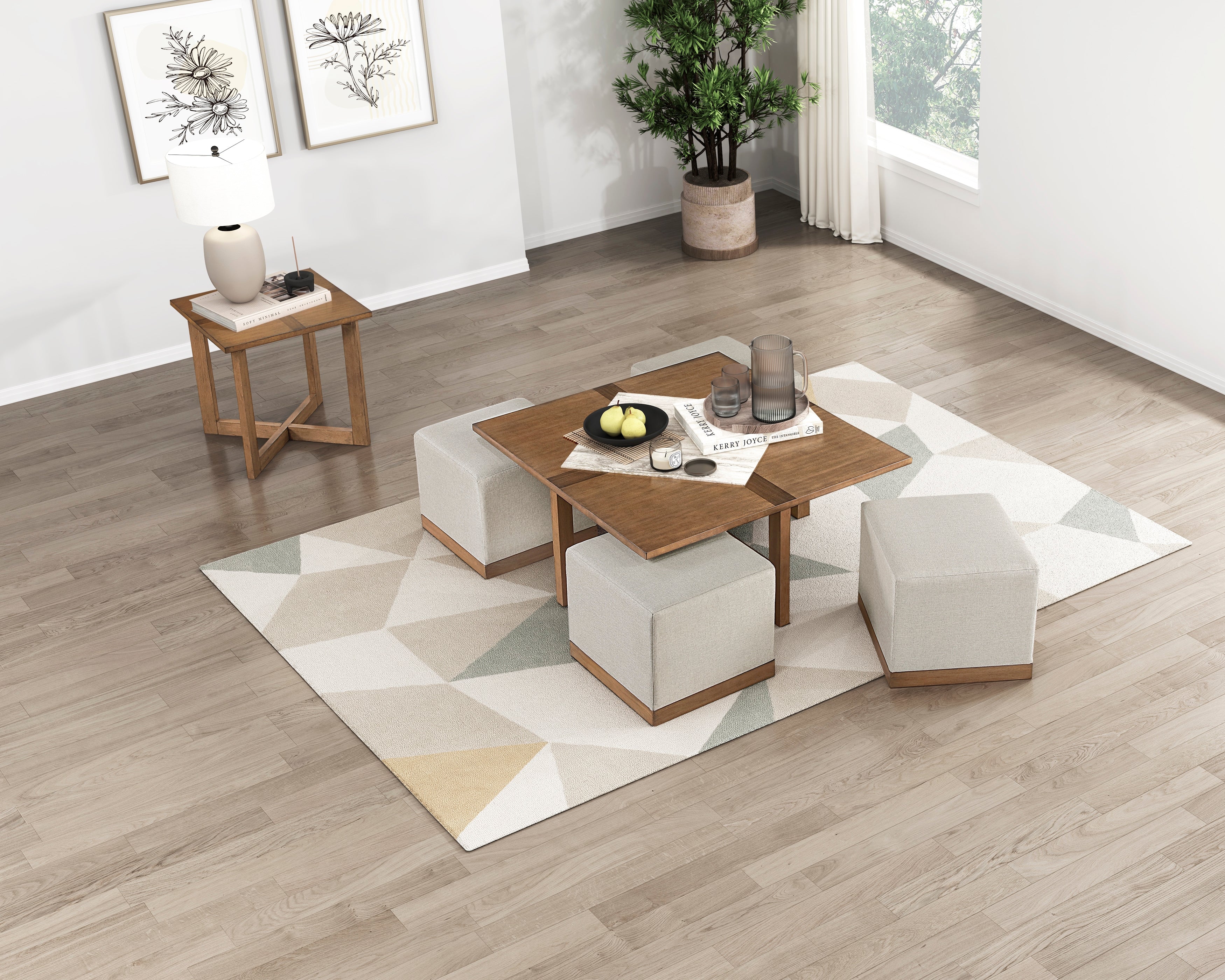 Sienna Light Gray End Table - Image 7