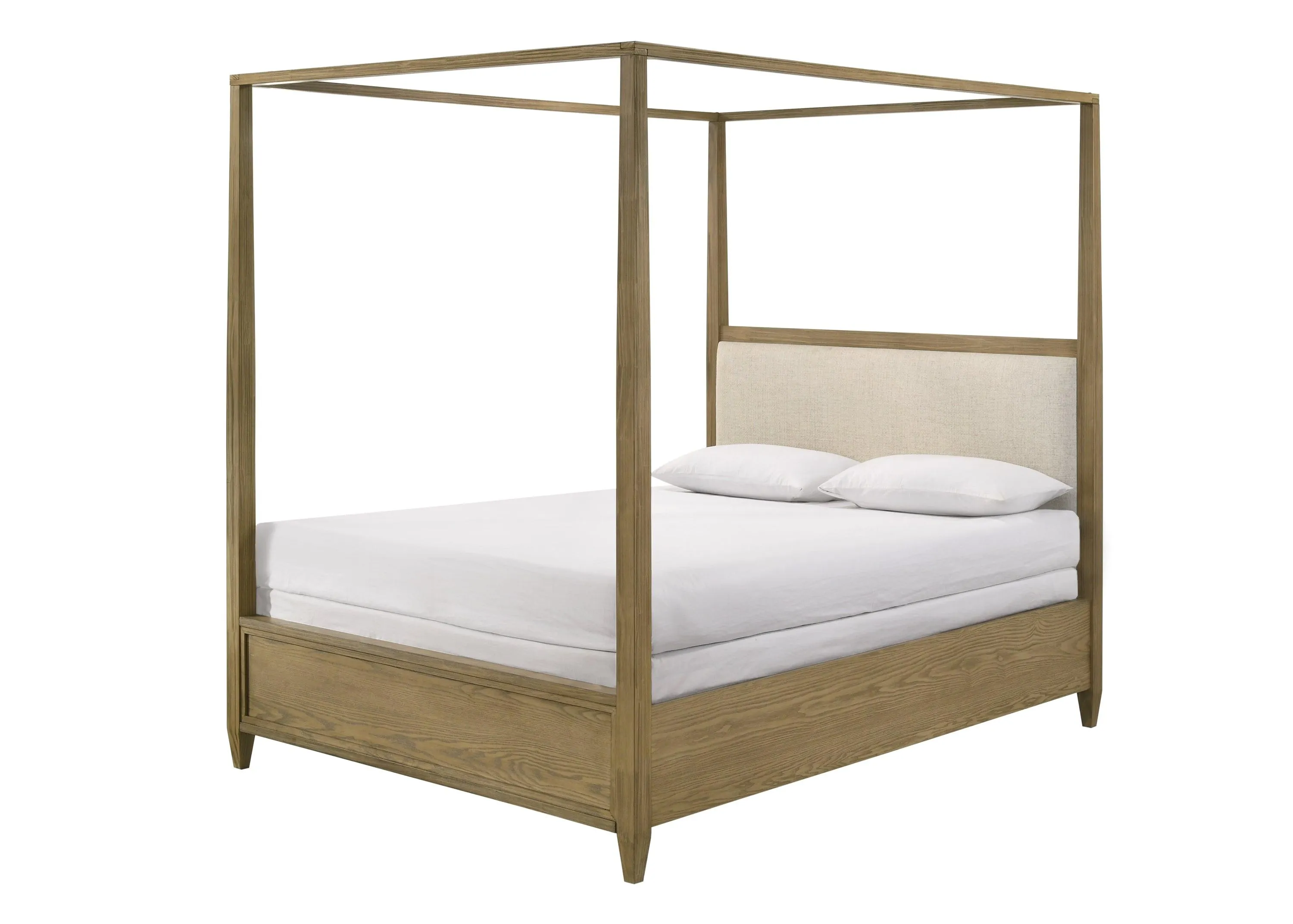 Sienna Rustic Natural Canopy Platform Bedroom Set - Image 3