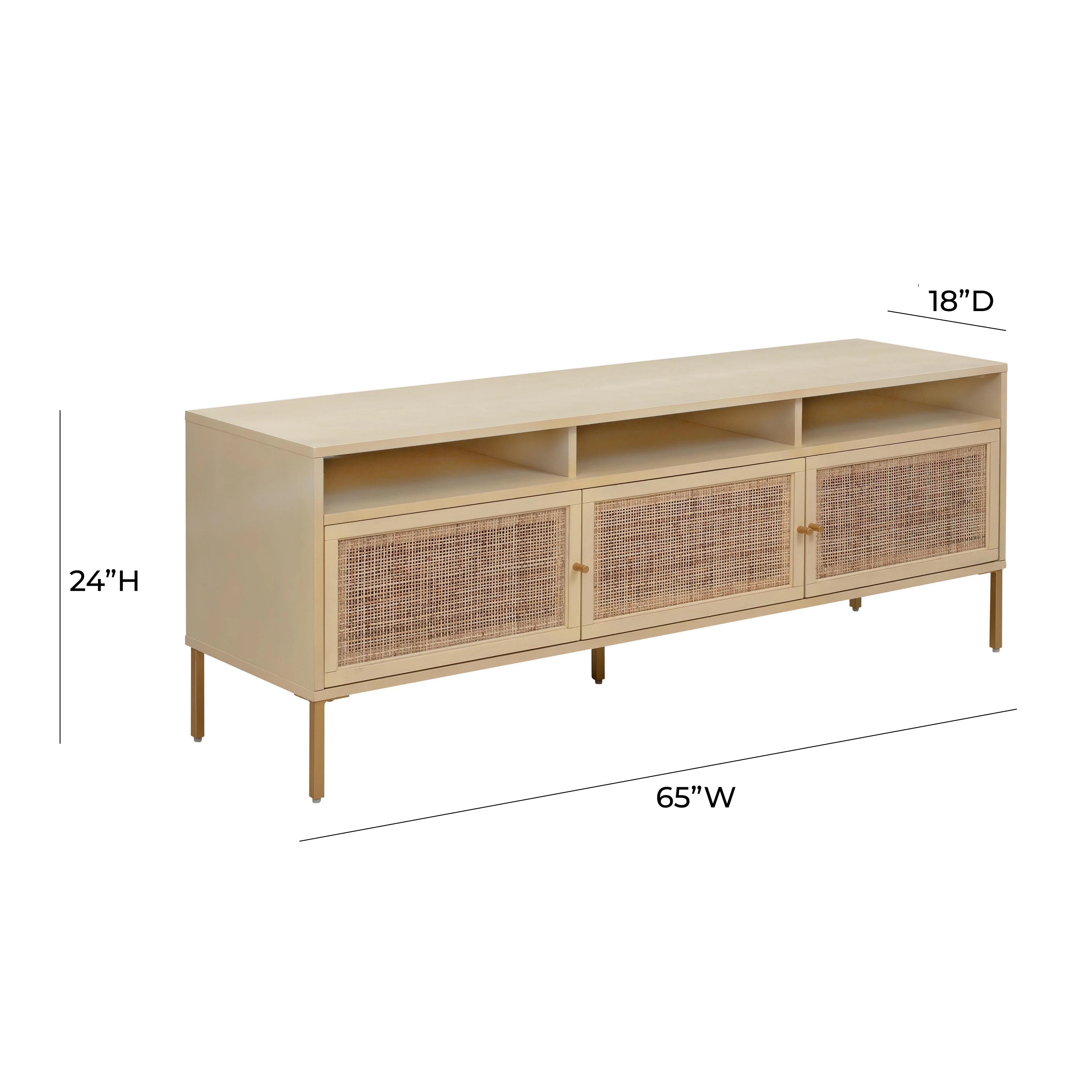Sierra Cane Media Console - Image 18