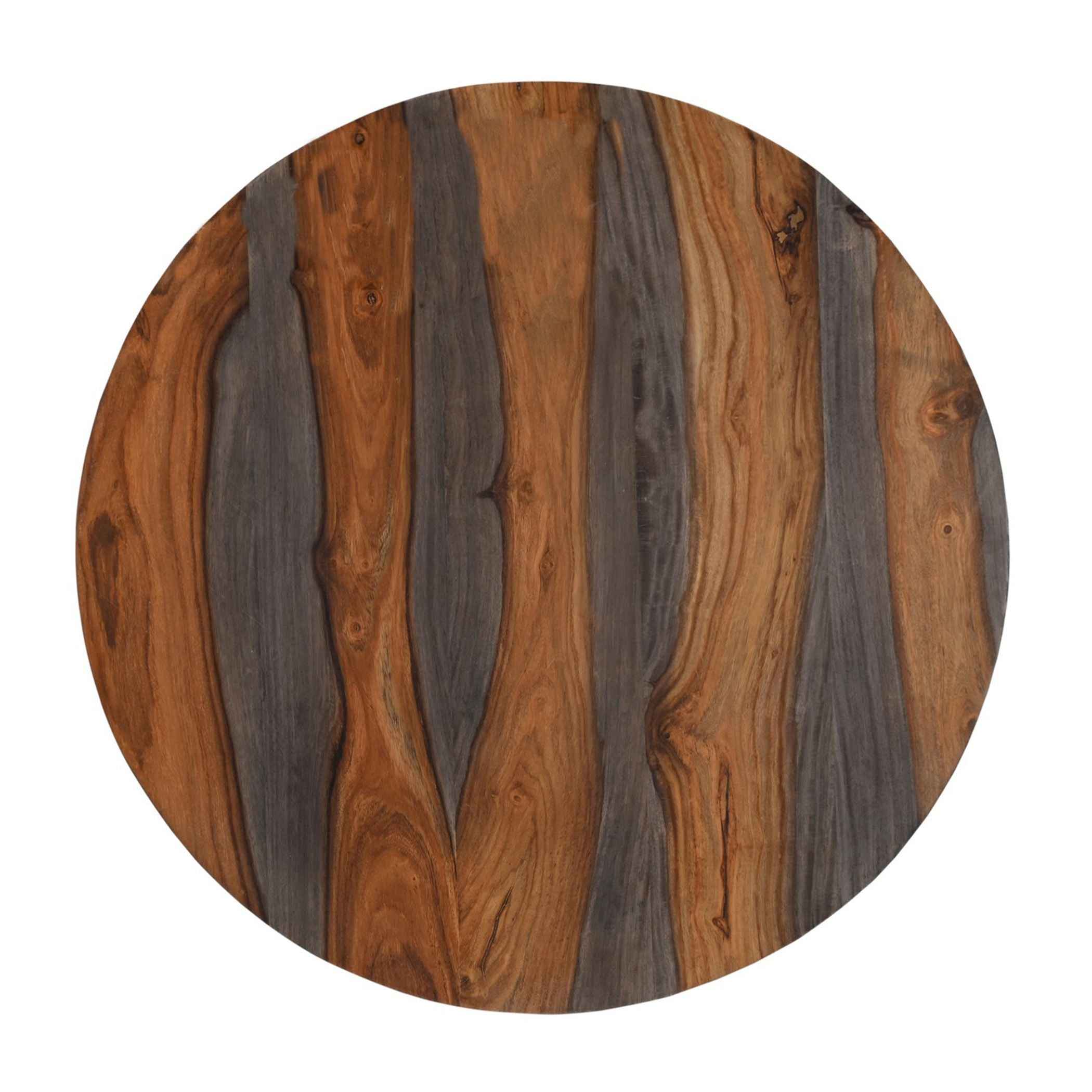 Sierraville 28" Round Coffee Table with Storage in Capri Sheesham - Image 4