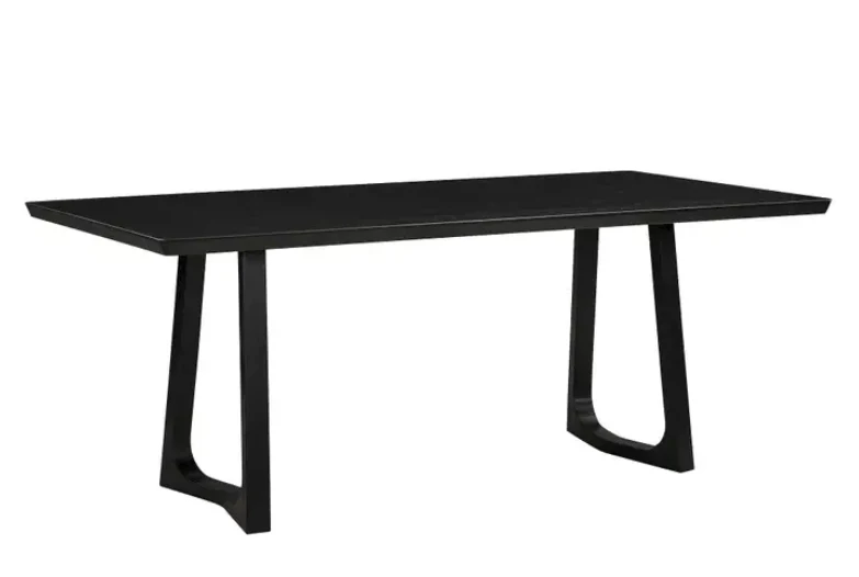 Silas Dining Table - Ash Black - Image 2