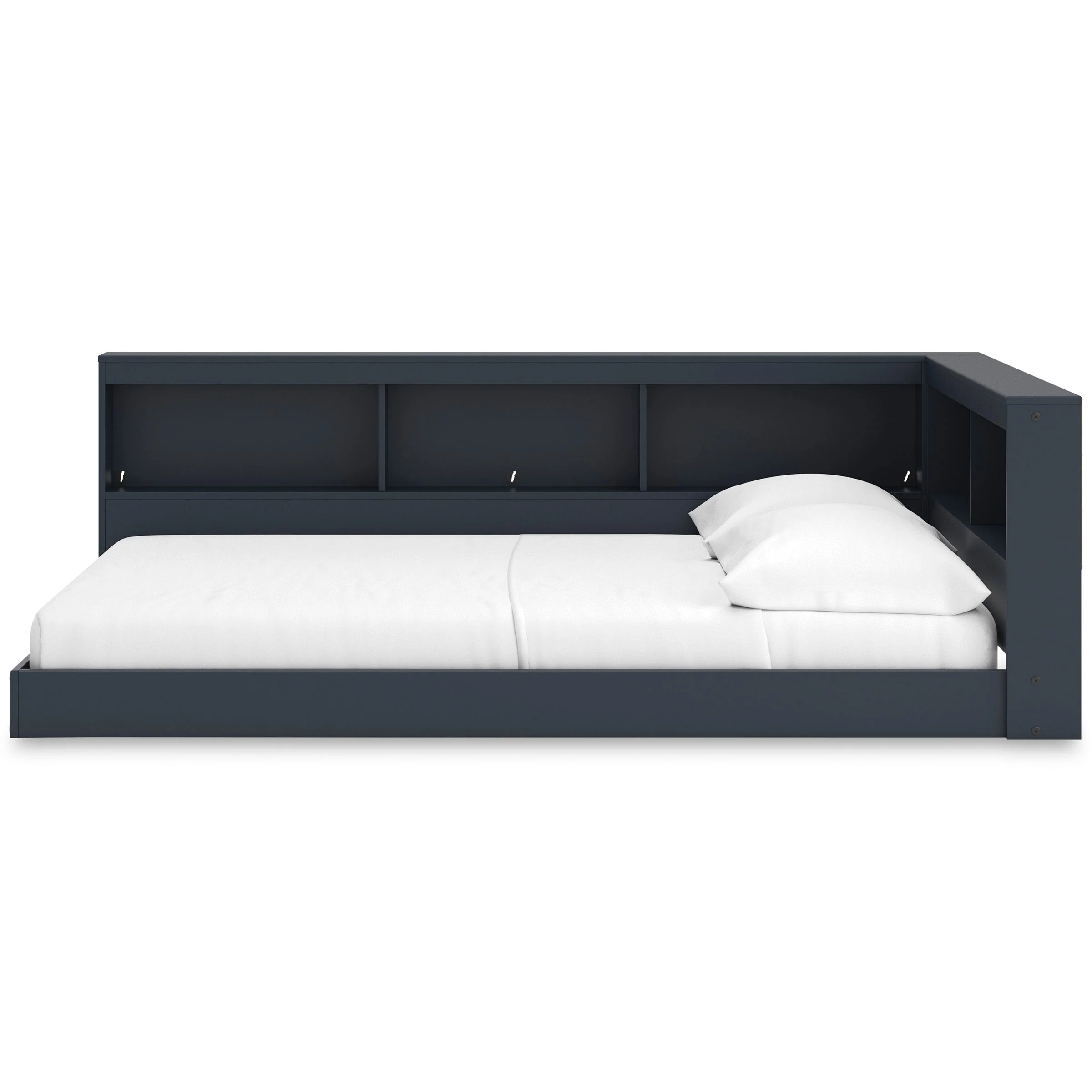 Simmenfort Navy Blue Youth Bookcase Storage Bedroom Set - Image 13
