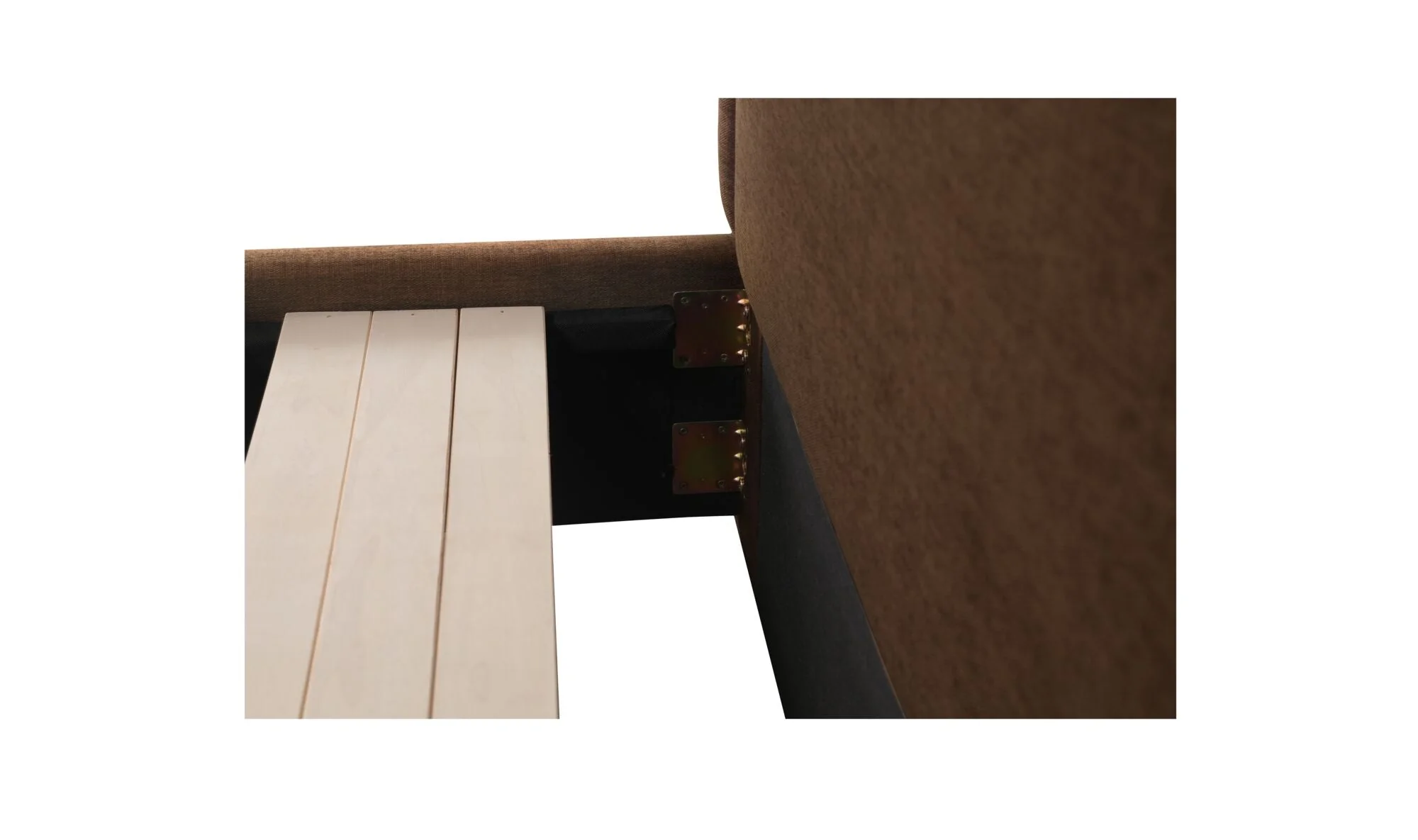 Simon King Storage Bed Brown - Image 10