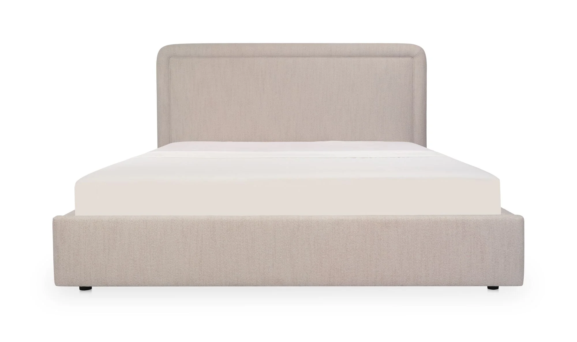 Simon King Storage Bed Flecked Beige
