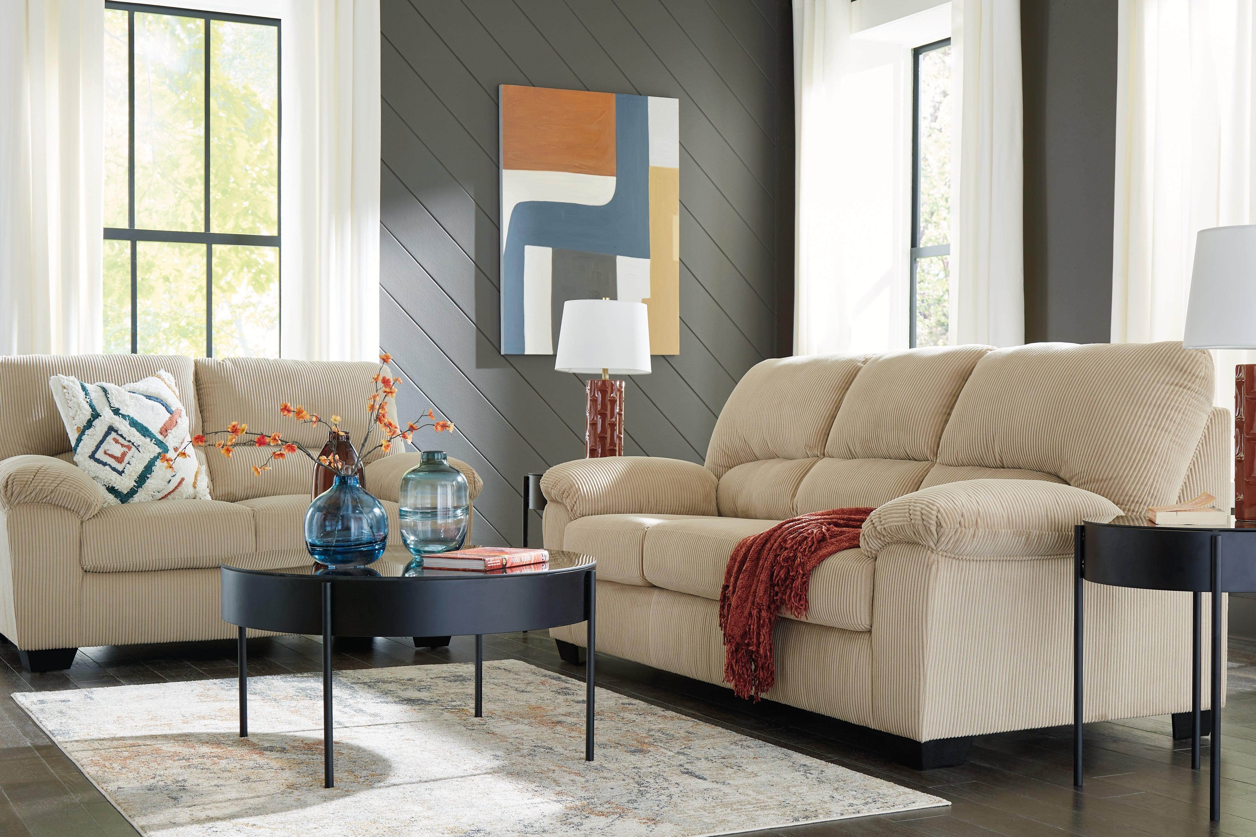 SimpleJoy Sand Sofa & Loveseat - Image 4