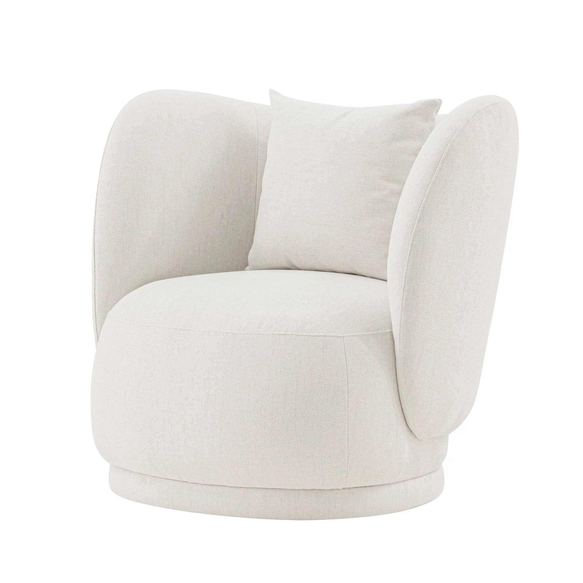Siri Accent Chair in Cream (set of 2) - Image 10