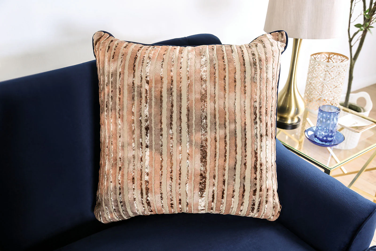 Sisseton Navy Sofa & Loveseat - Image 5