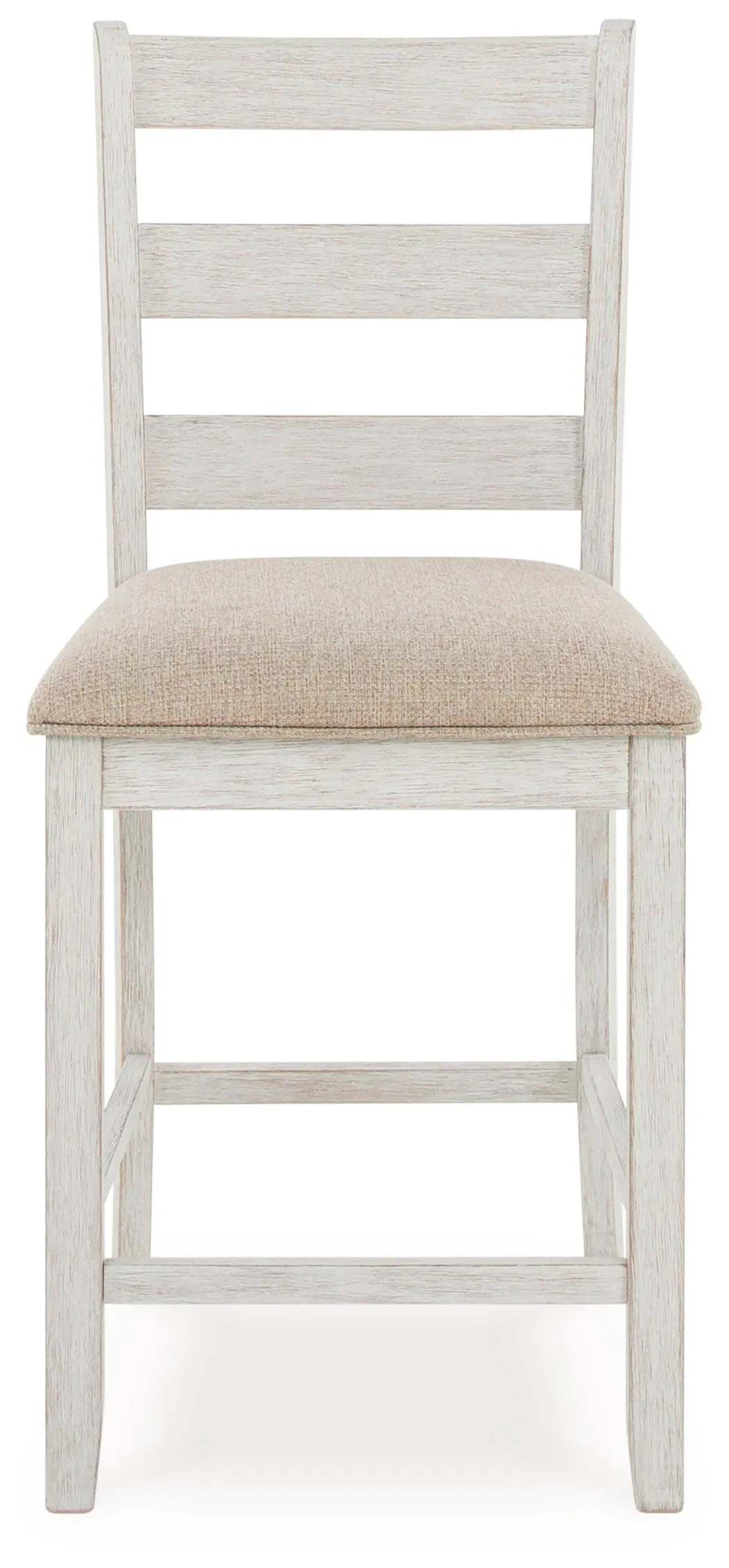 Skempton White And Light Brown Counter Height Dining Table and 6 Bar Stools - Image 6