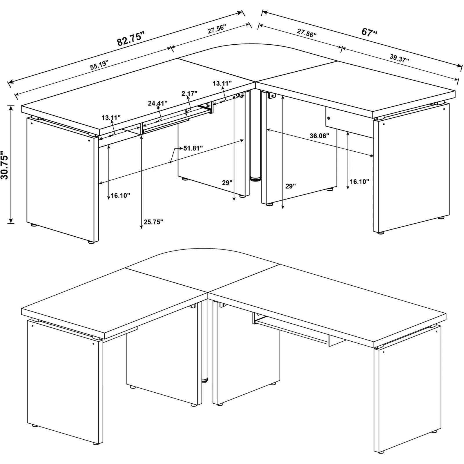 Skylar 4-Piece Desk Set - Image 12