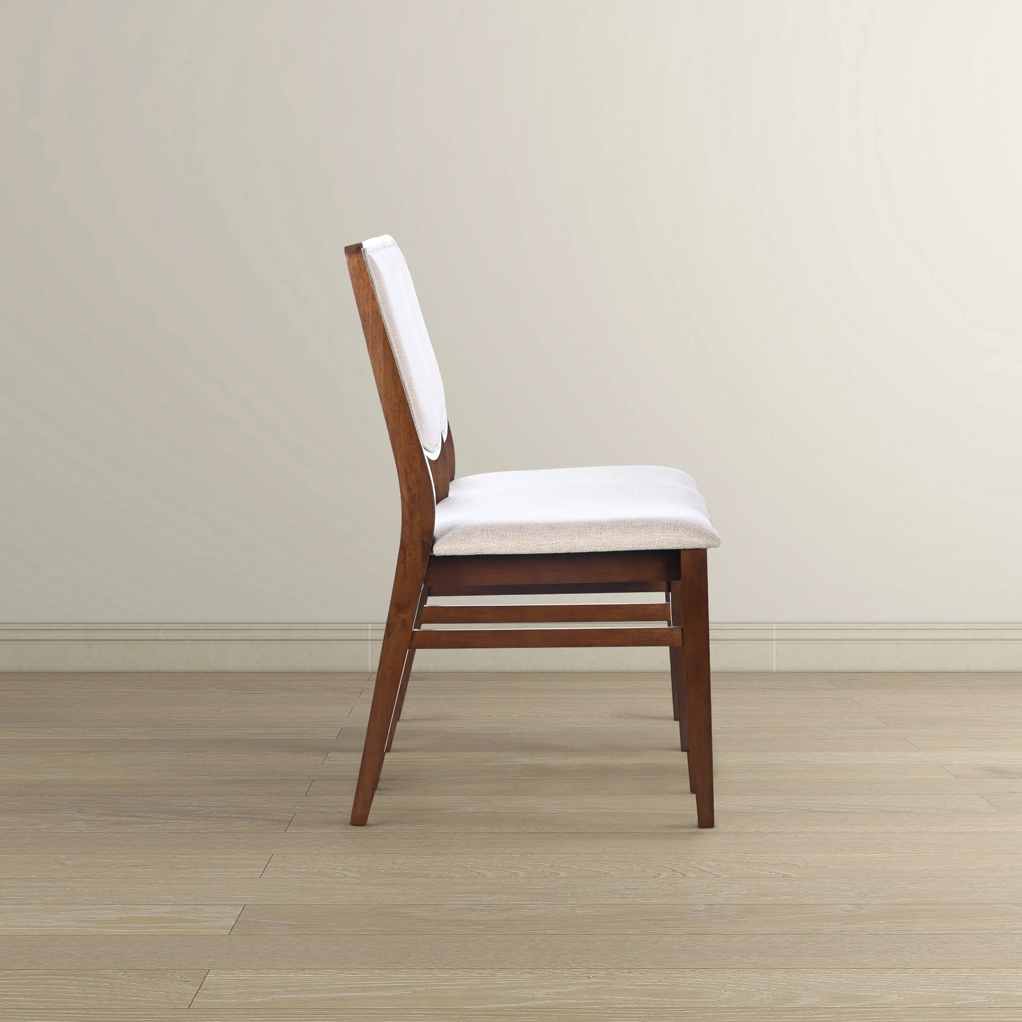 Skylar Beige Fabric Dining Chair (Set Of 2) - Image 4
