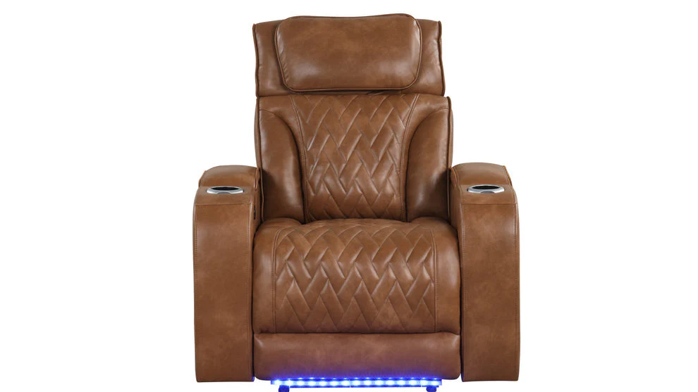 Skyline Brown 3-Piece Power Reclining Living Room Set - Image 8