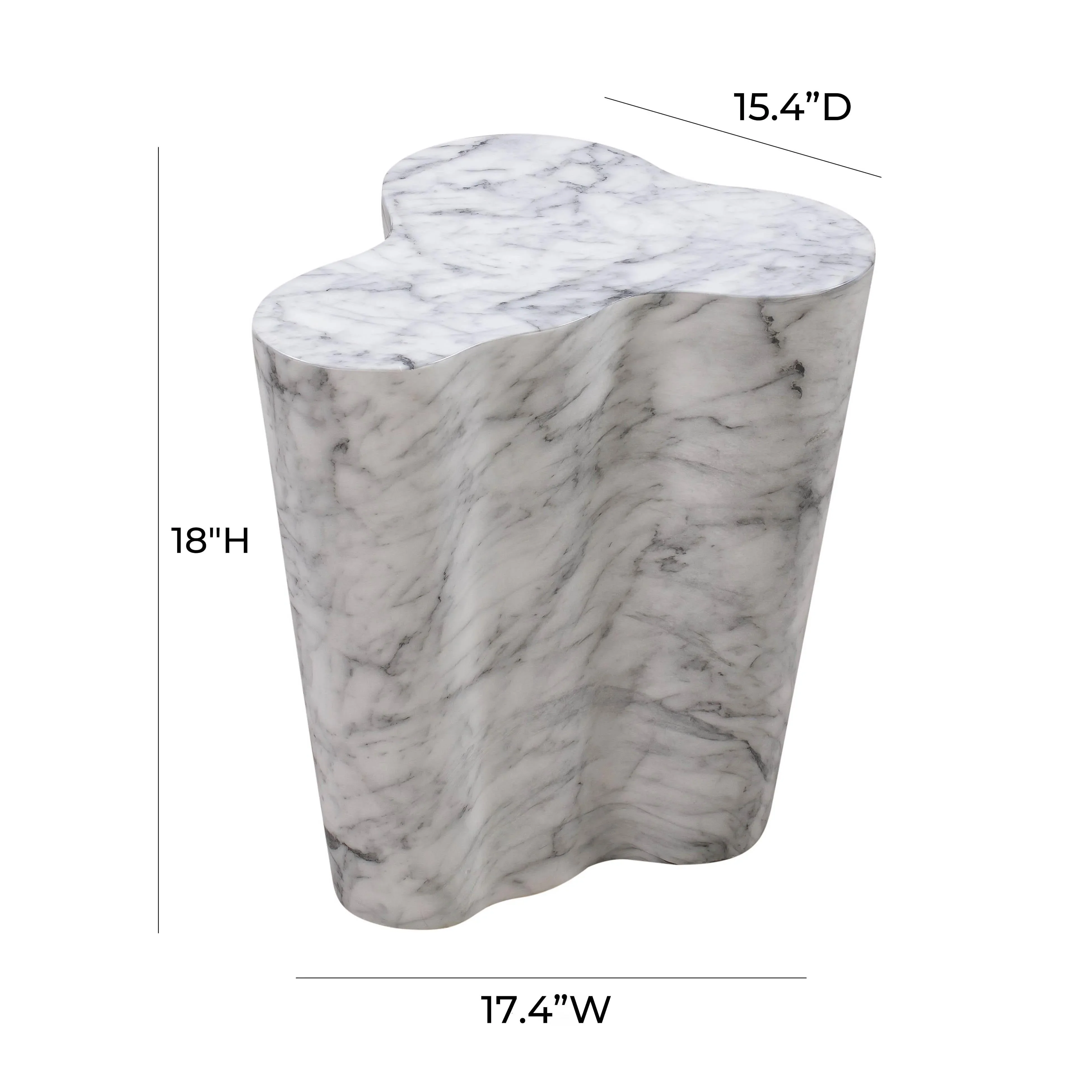 Slab Concrete Indoor / Outdoor Side Table - Image 14