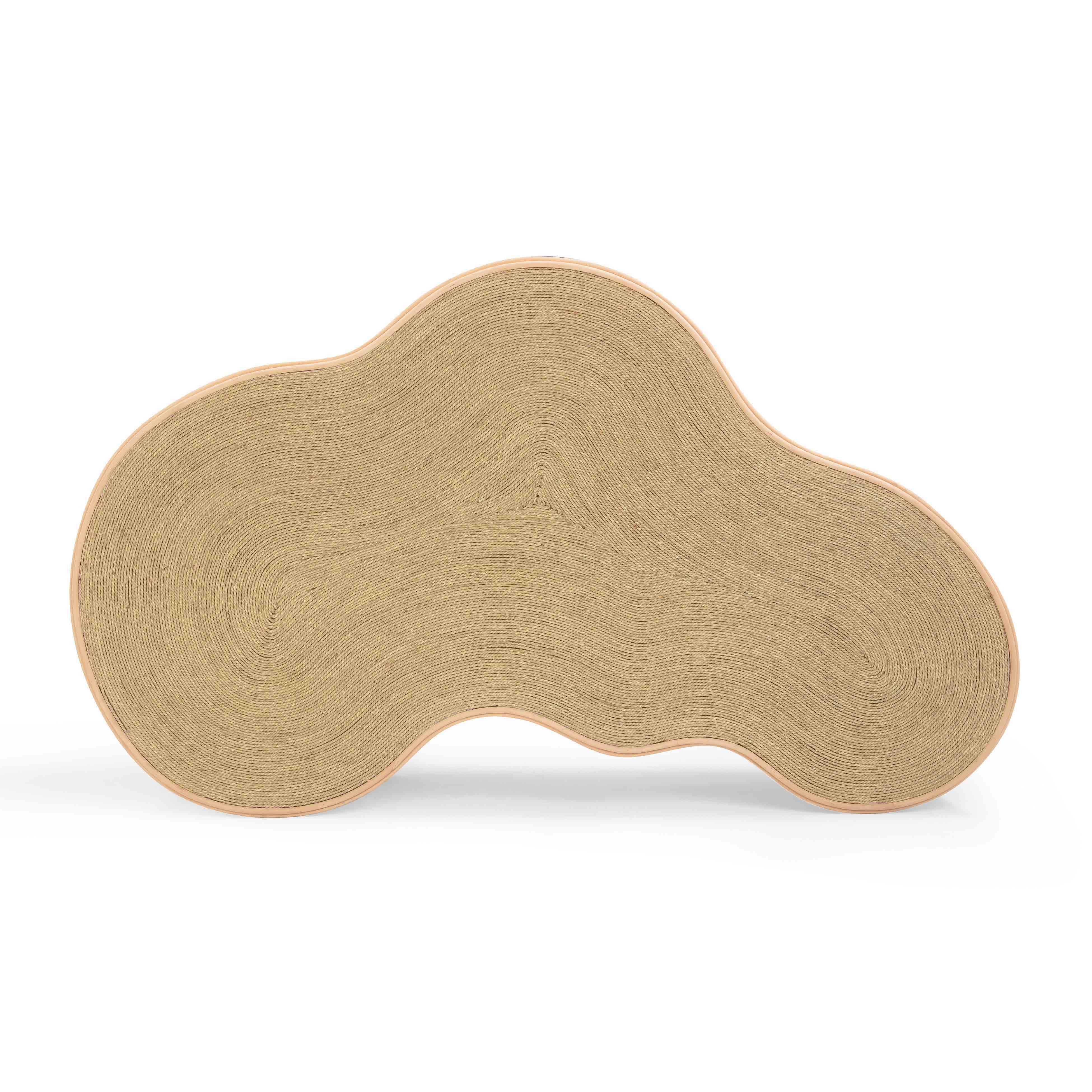 Slab Natural Seagrass Coffee Table - Image 7