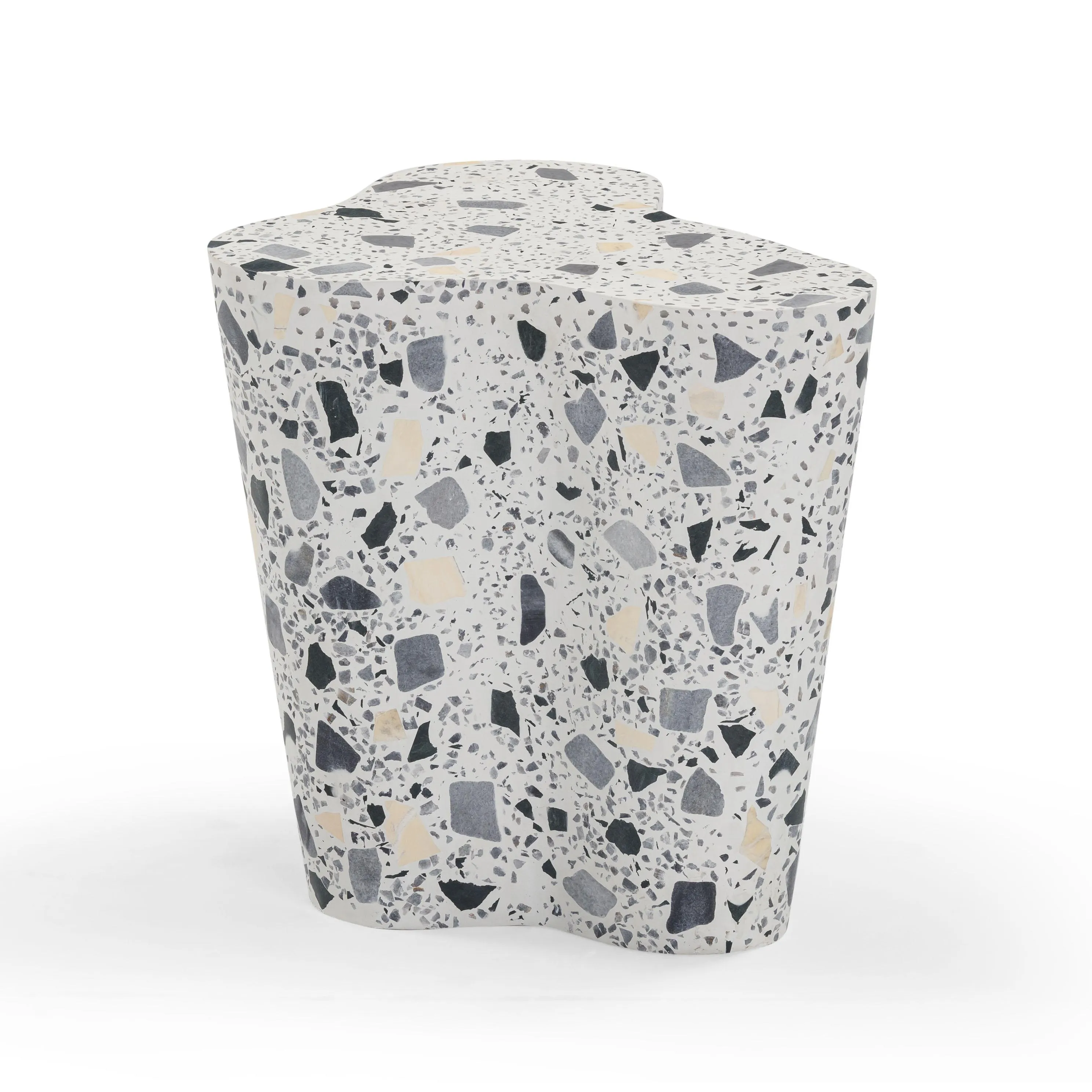 Slab Terrazzo Indoor/Outdoor Side Table - Image 11