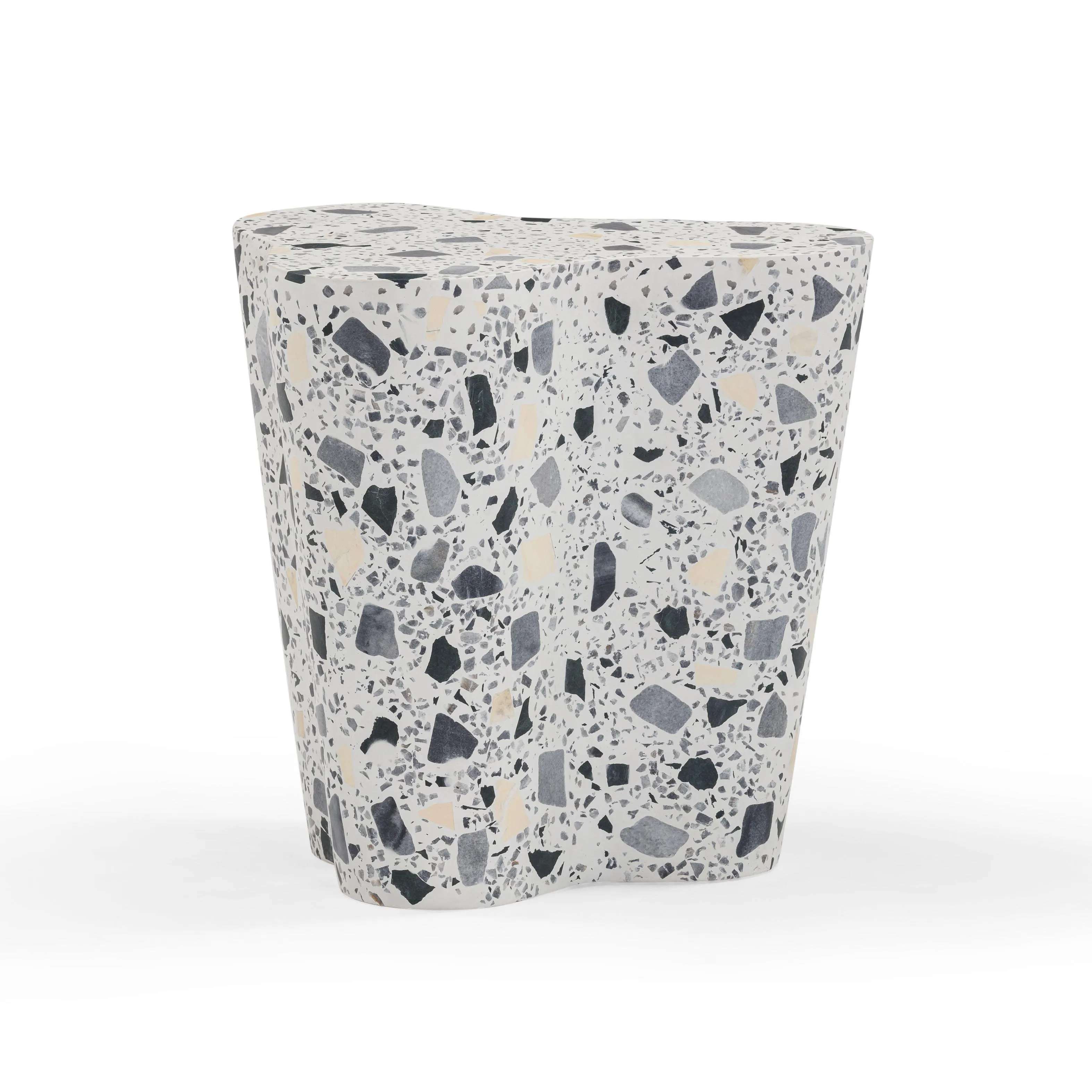 Slab Terrazzo Indoor/Outdoor Side Table - Image 14