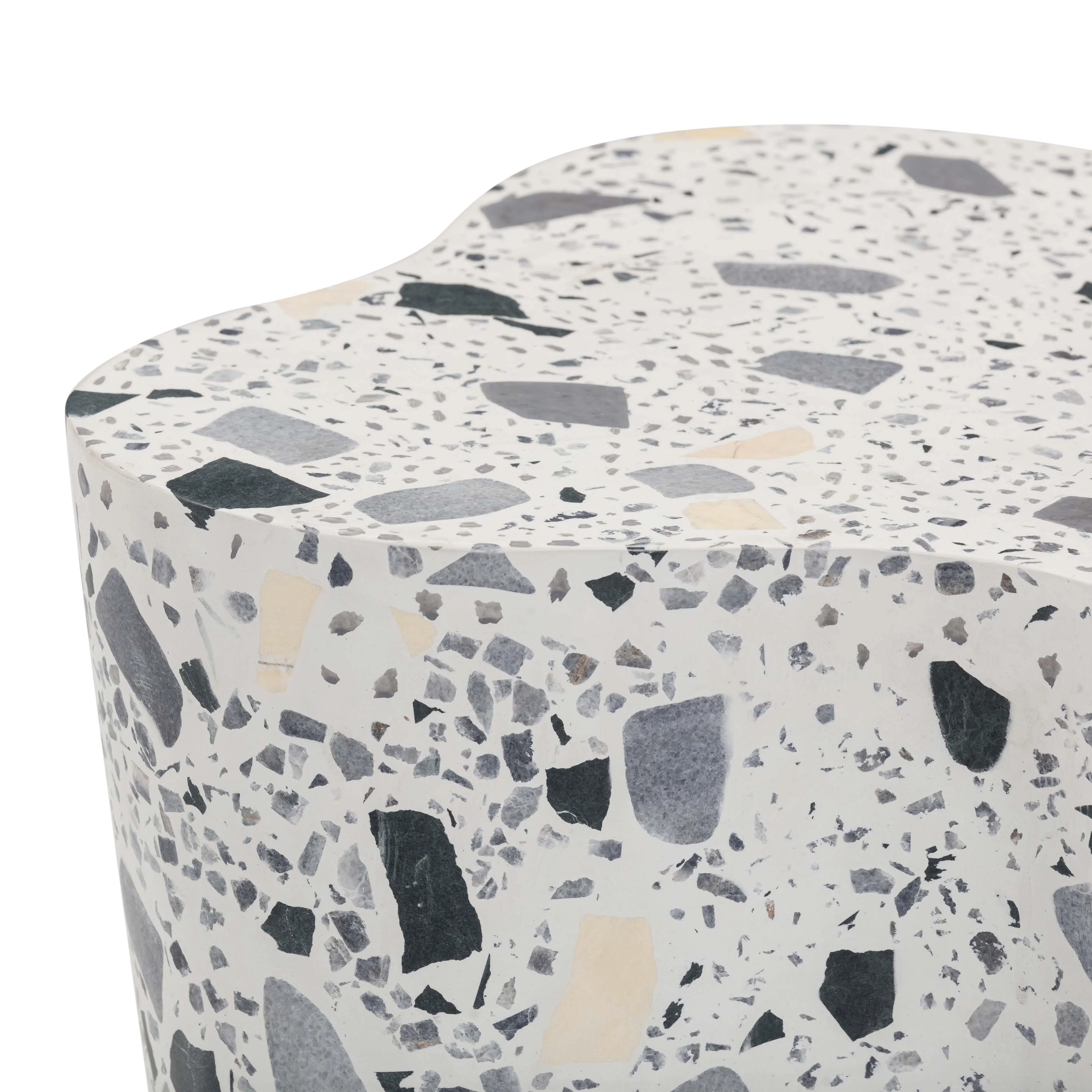 Slab Terrazzo Indoor/Outdoor Side Table - Image 17