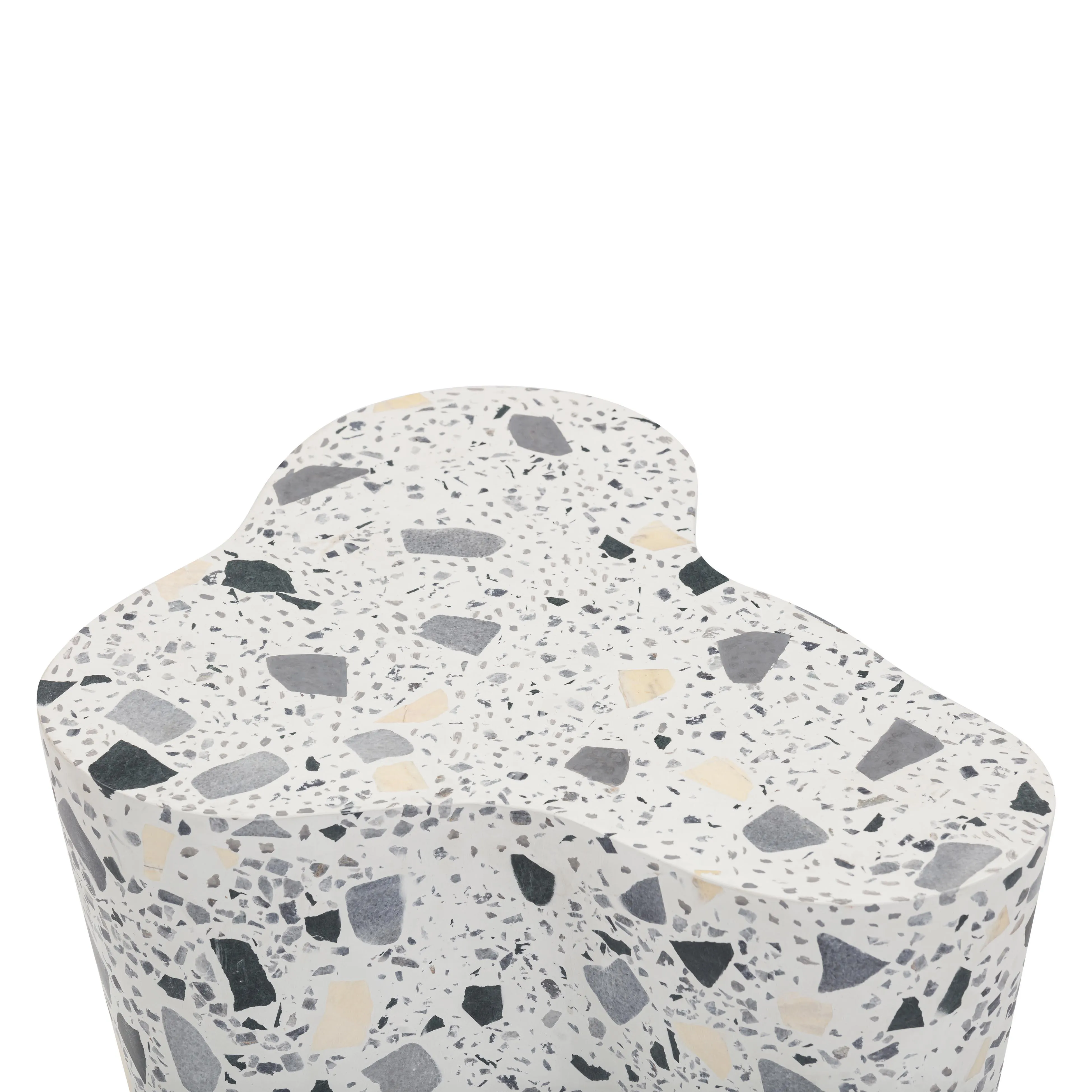 Slab Terrazzo Indoor/Outdoor Side Table - Image 18