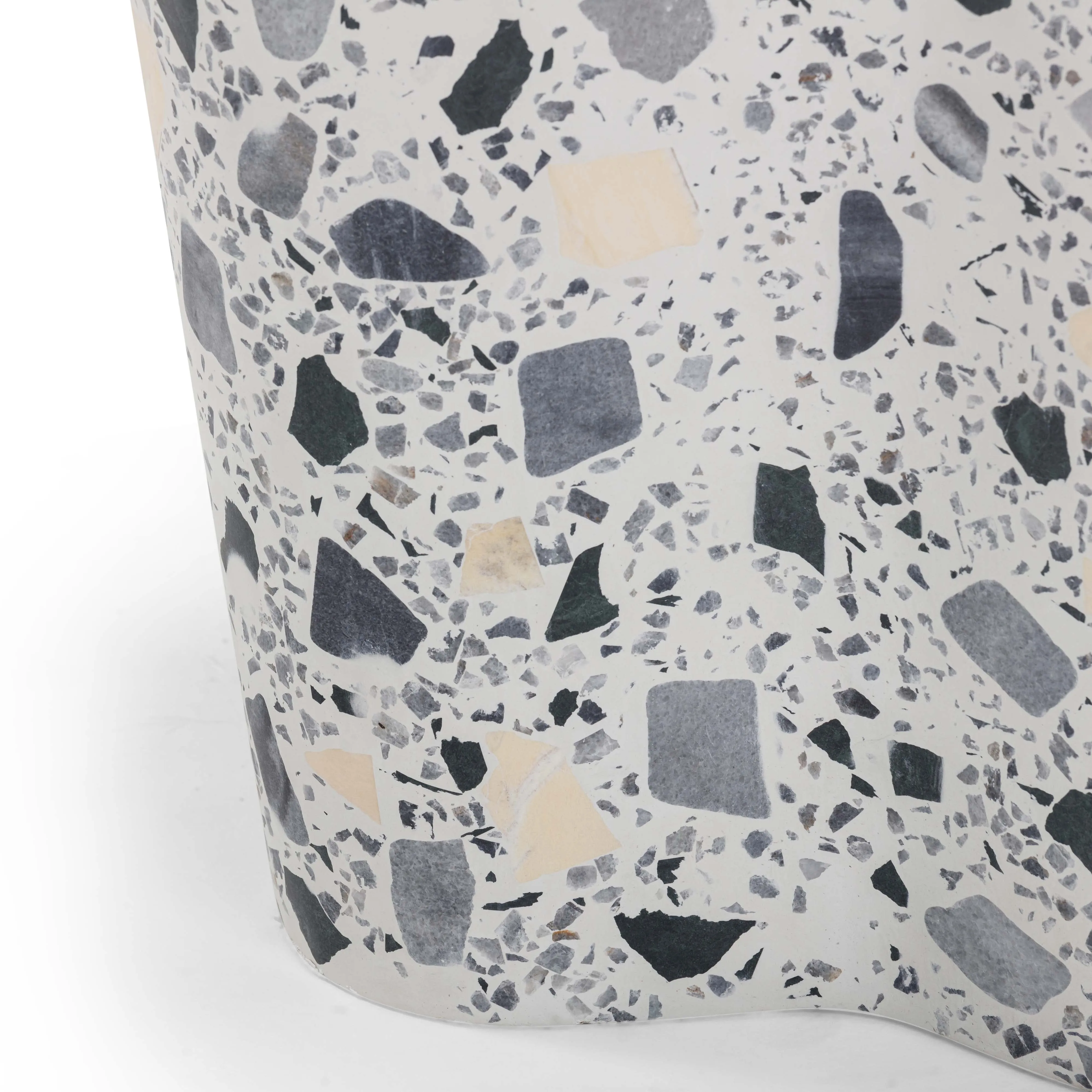 Slab Terrazzo Indoor/Outdoor Side Table - Image 19