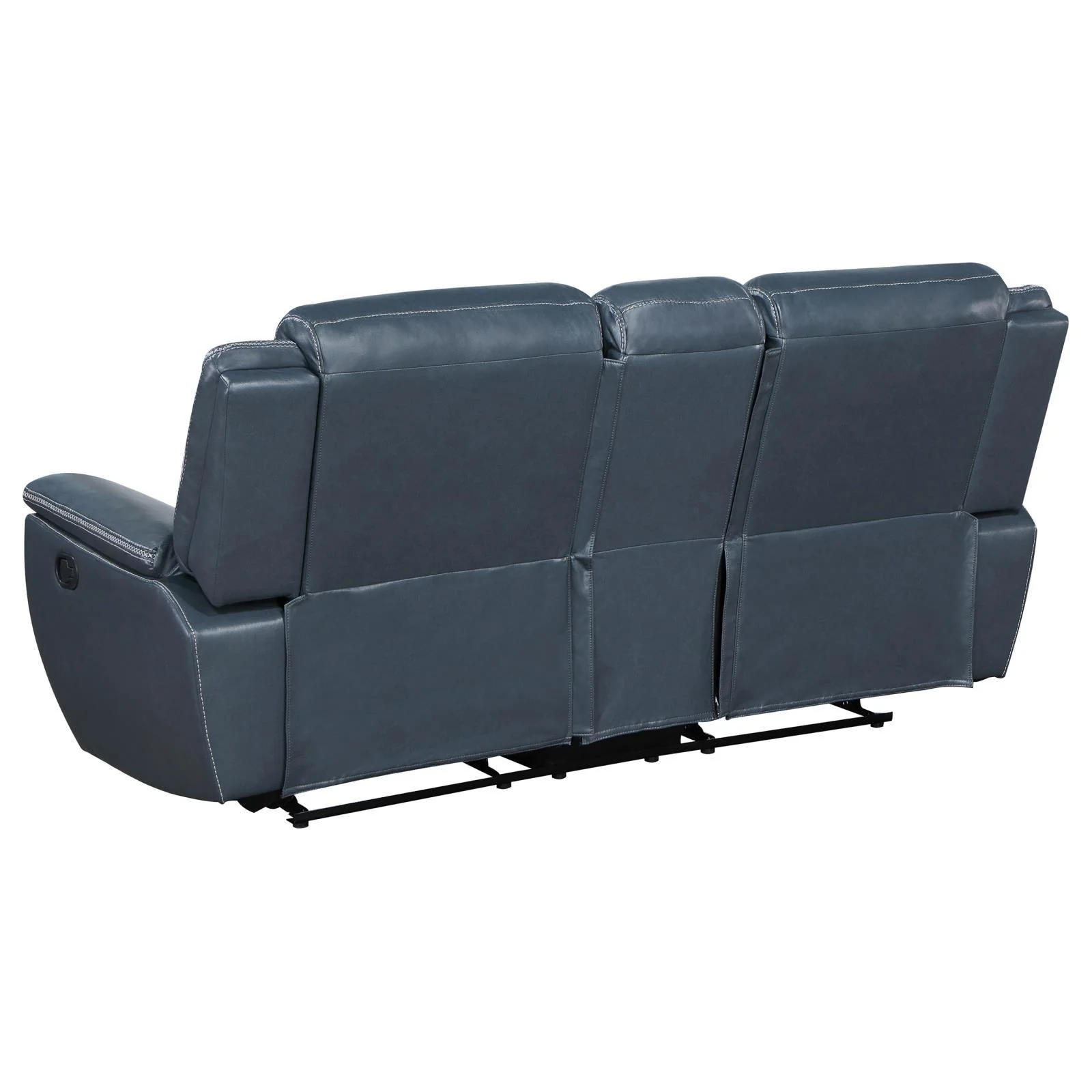 Sloane Blue 3-Piece Upholstered Motion Reclining Sofa Set - Image 11