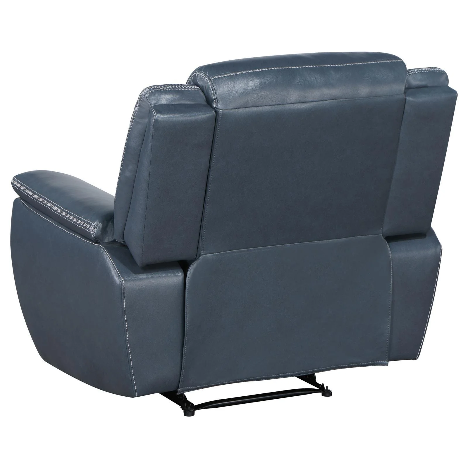 Sloane Blue 3-Piece Upholstered Motion Reclining Sofa Set - Image 16