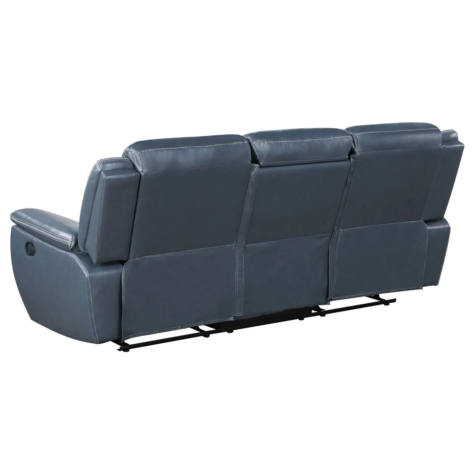 Sloane Blue 3-Piece Upholstered Motion Reclining Sofa Set - Image 6