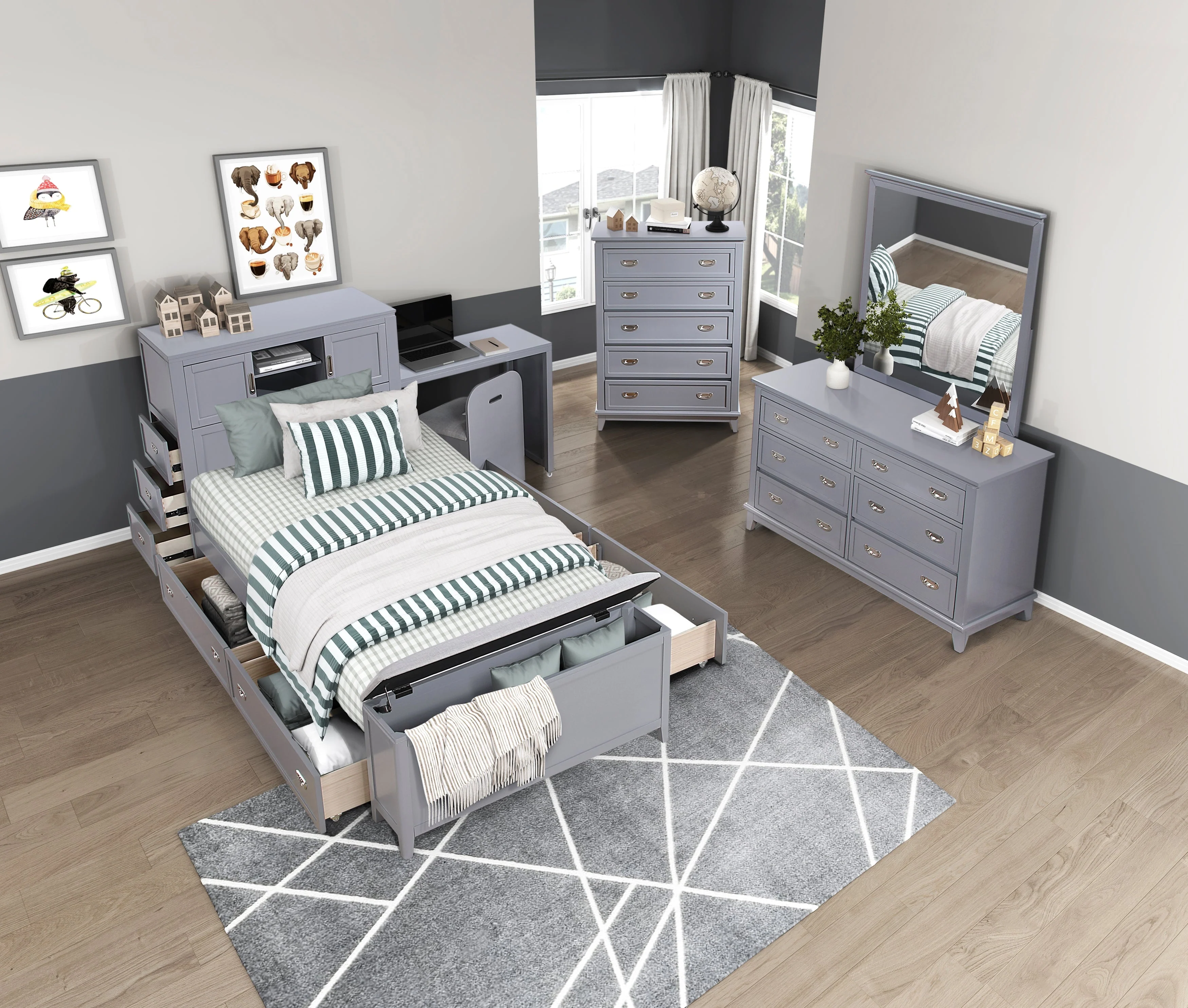 Sloane Gray Mirror - Image 20