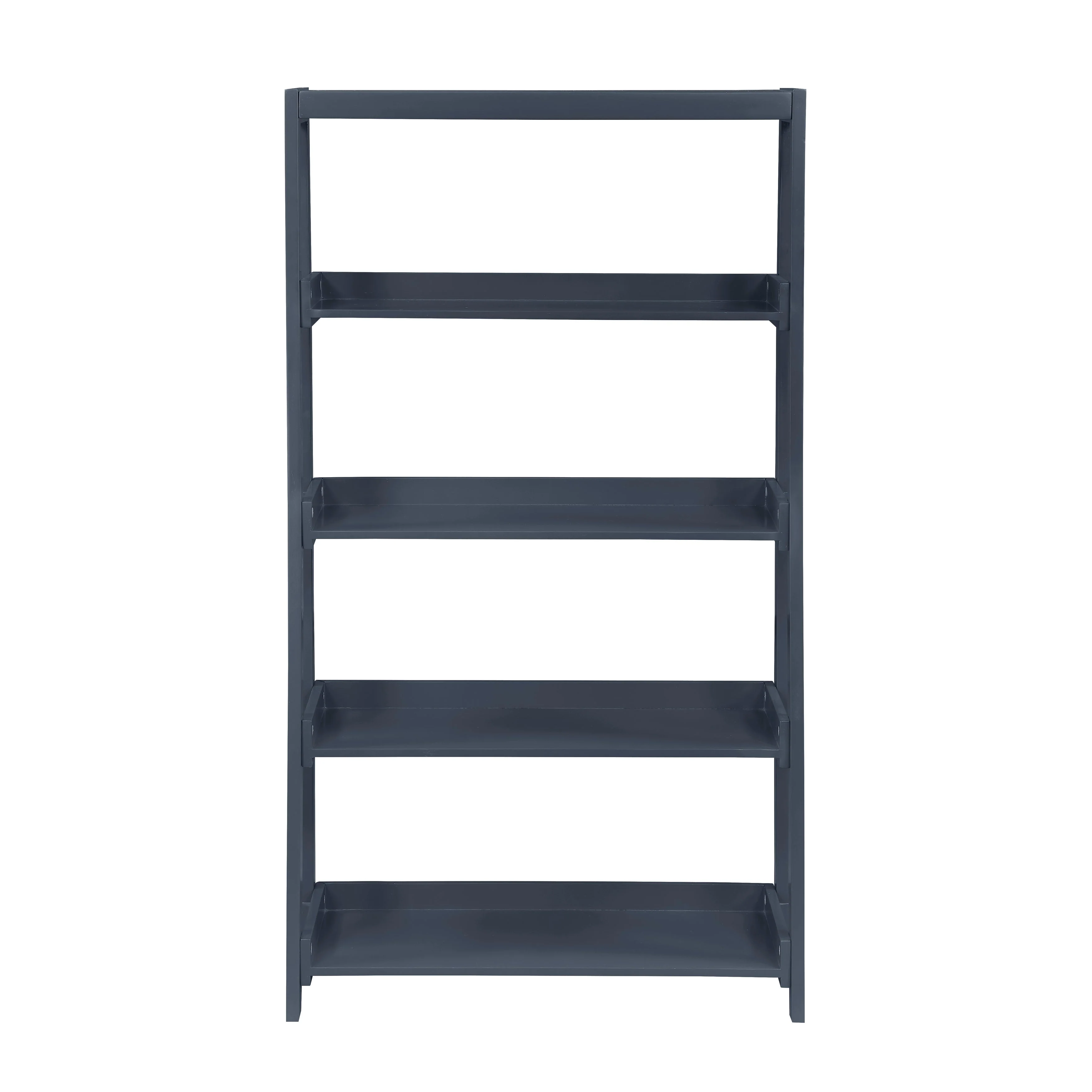 Sloane Navy Blue Bookcase with 4 Fixed Shelves - Image 2
