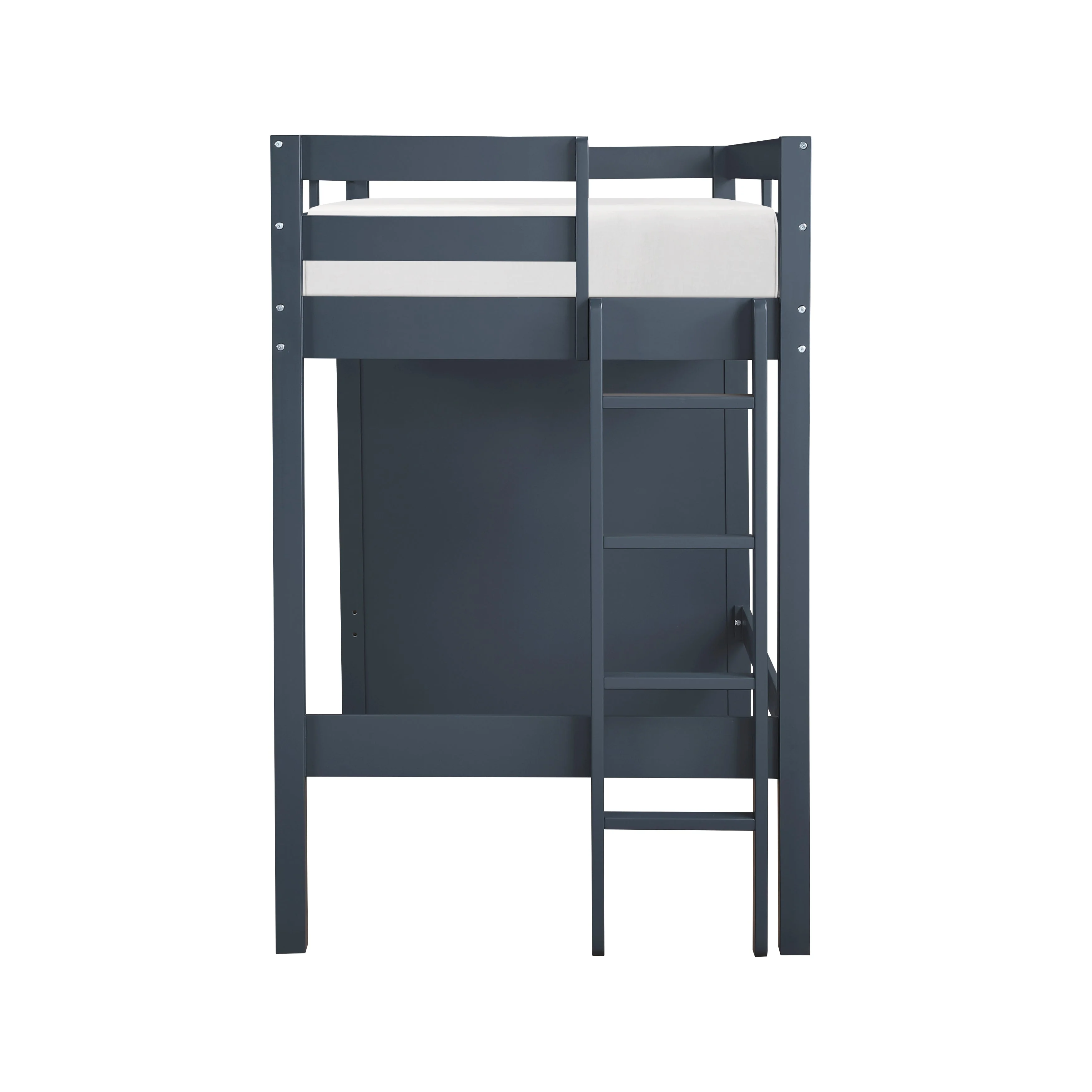 Sloane Navy Blue Twin/Full Loft Bunk Bed with Chest and Hidden Desk - Image 17