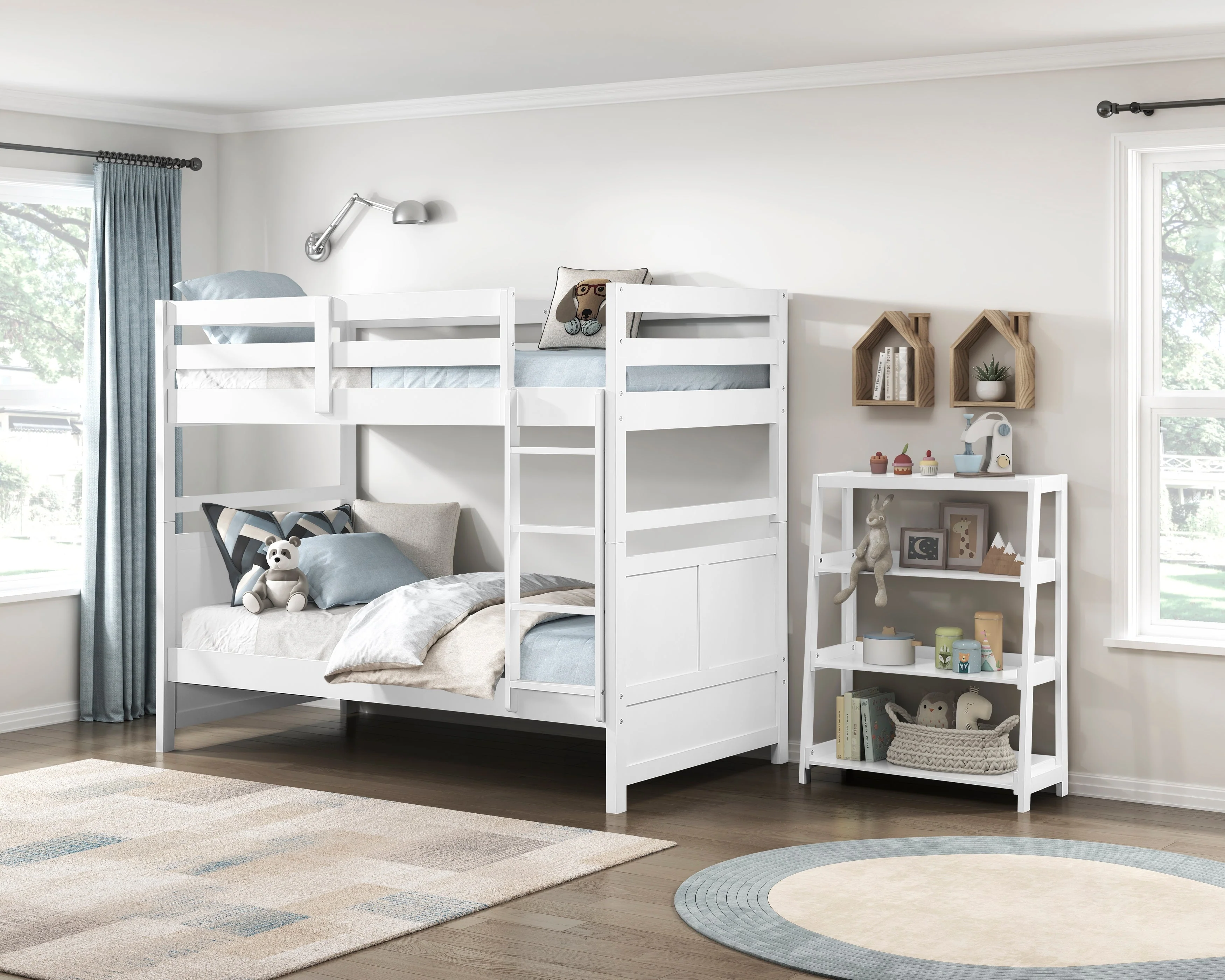 Sloane White Bookcase with 3 Fixed Shelves - Image 7