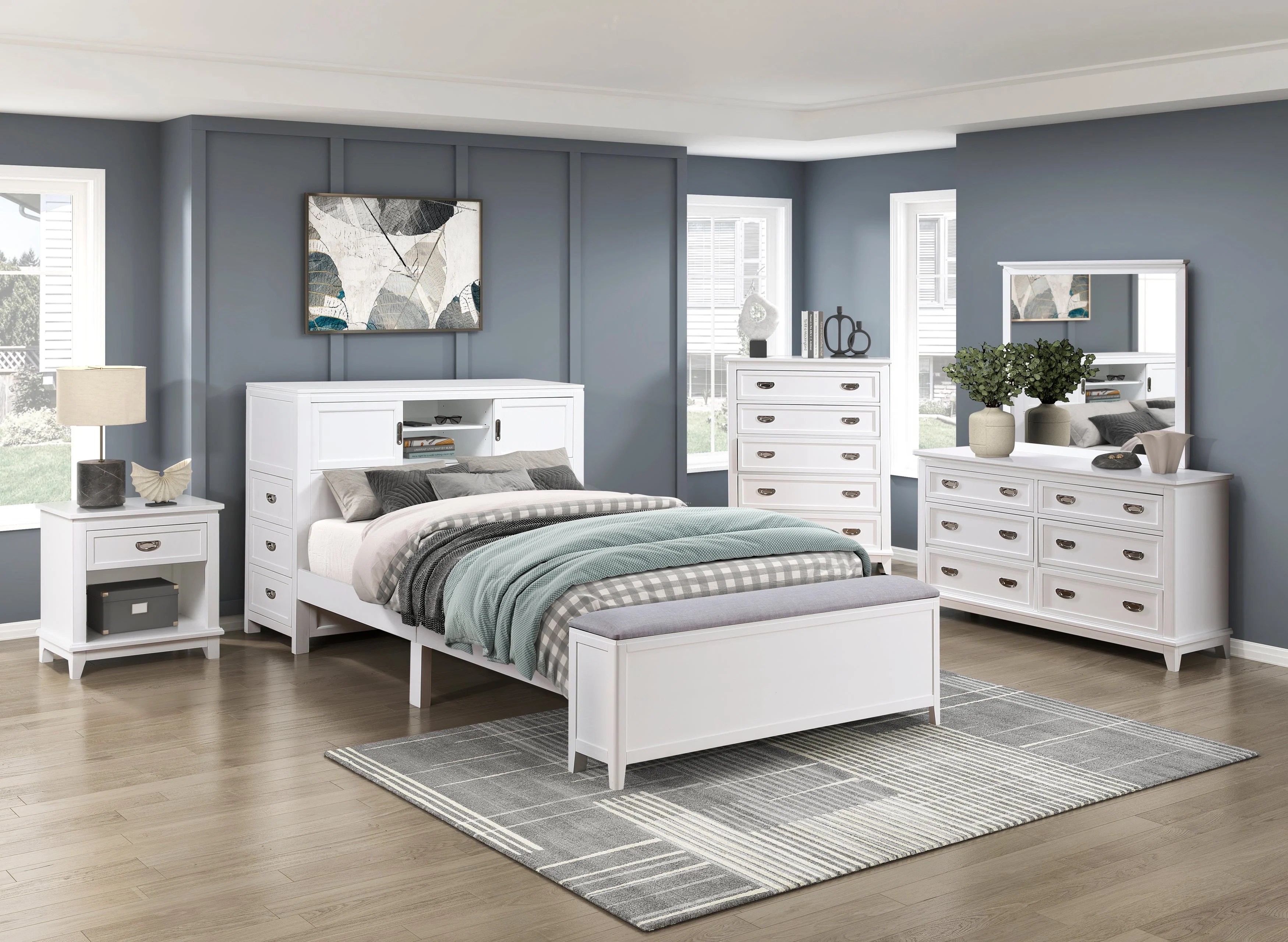 Sloane White Nightstand - Image 12