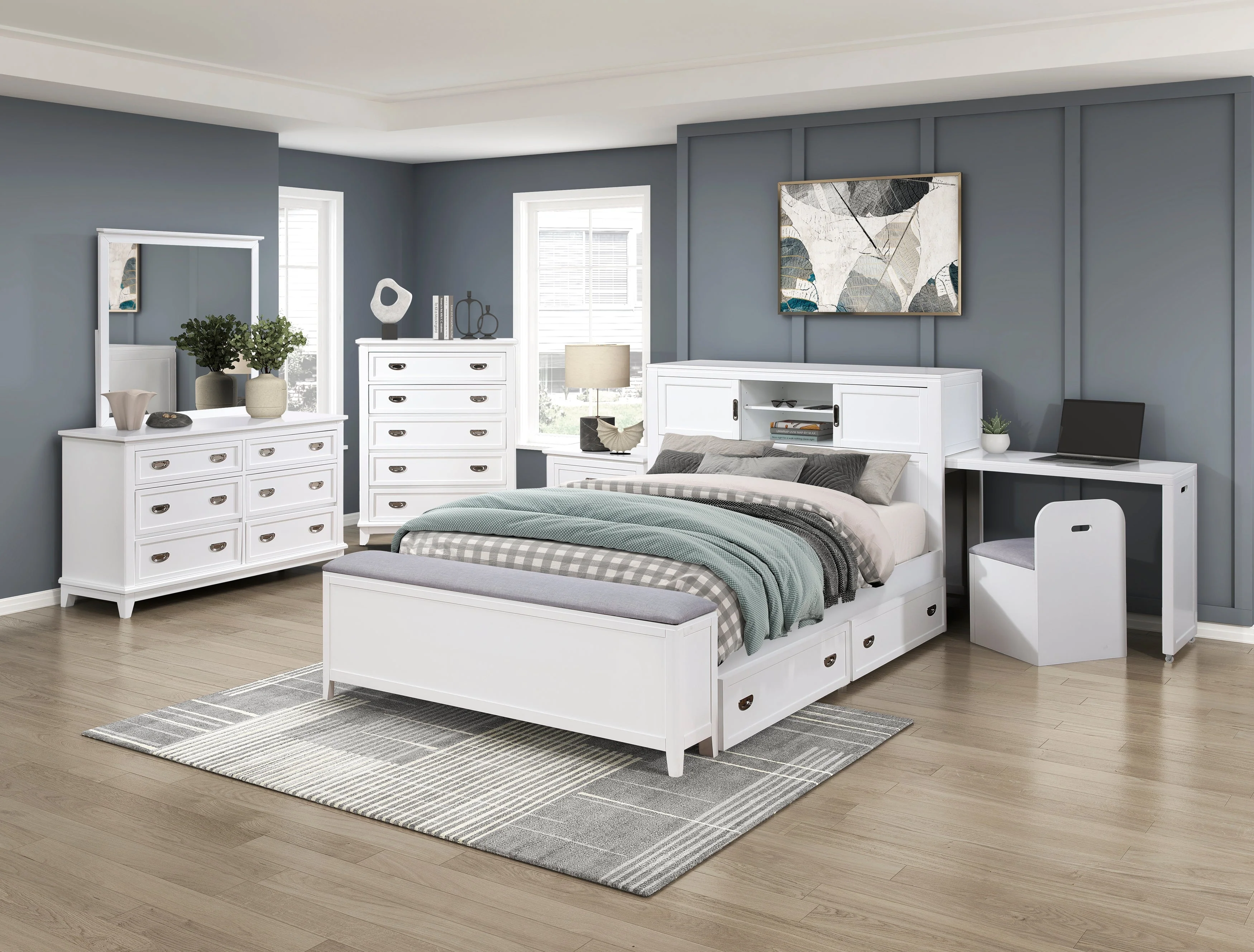 Sloane White Nightstand - Image 13