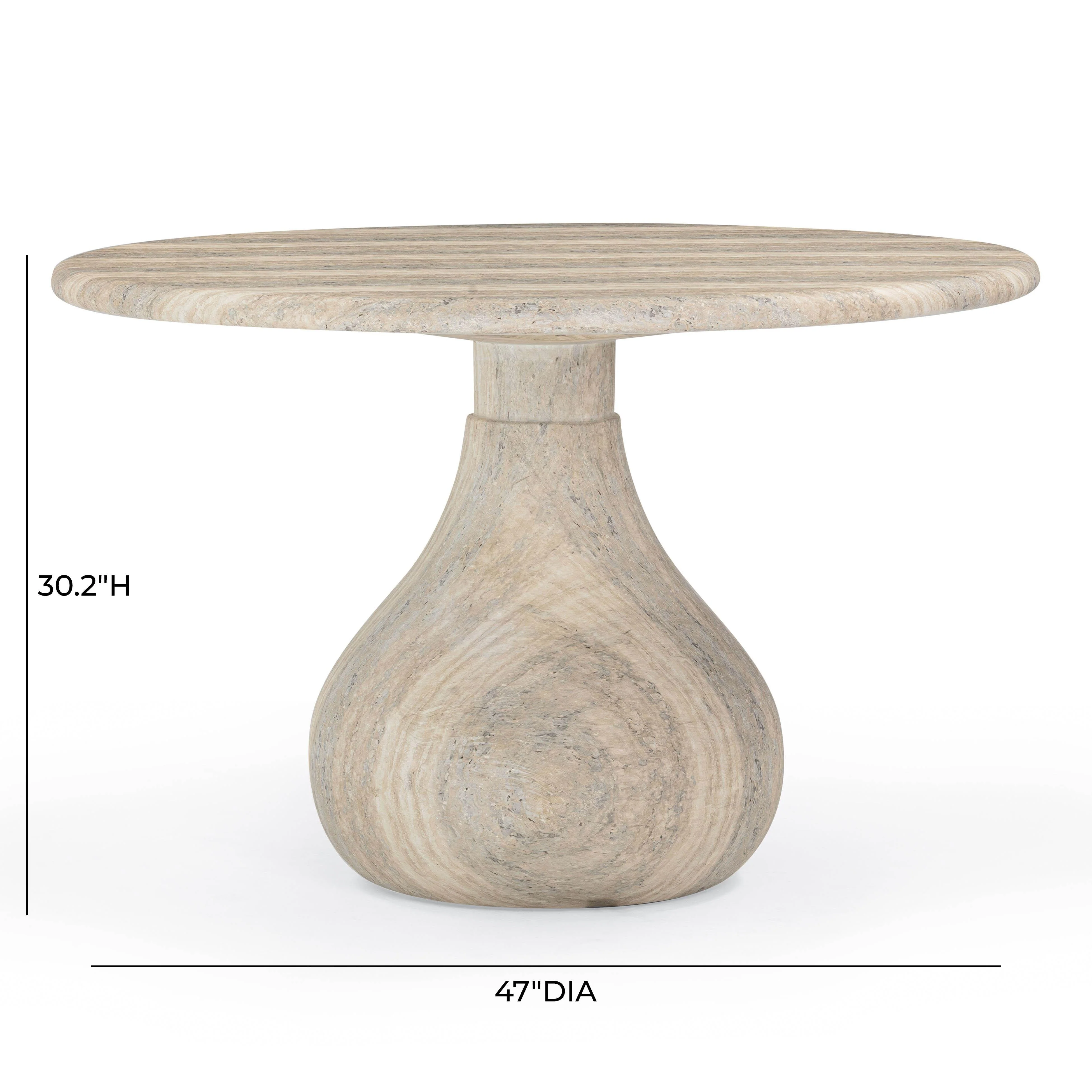 Smooch Indoor / Outdoor 47" Round Dining Table - Image 15