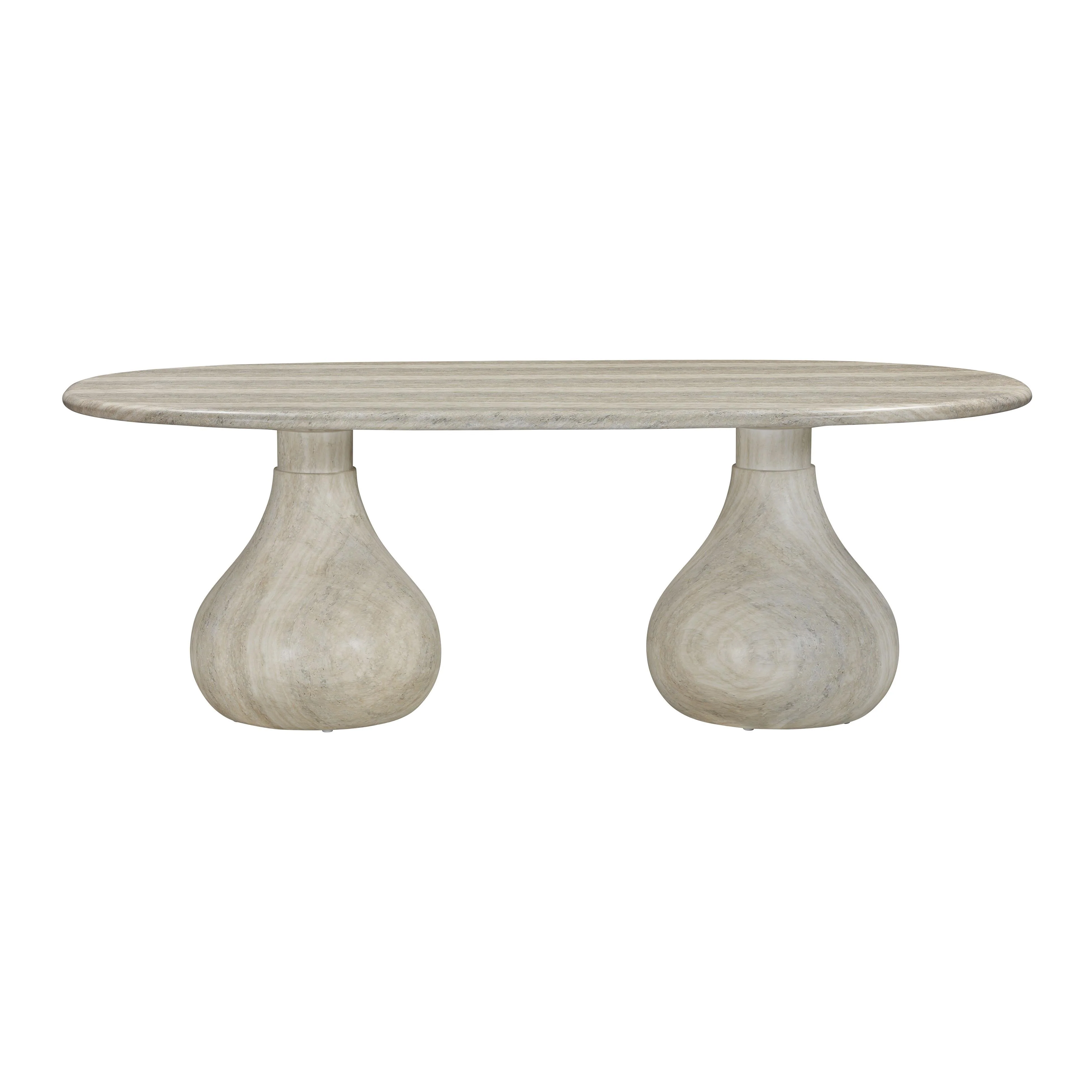 Smooch Indoor / Outdoor 87" Dining Table - Image 3