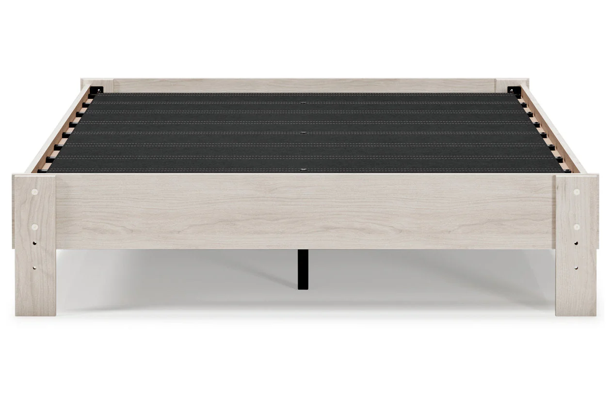 Socalle Light Natural Queen Platform Base Bed - Image 6
