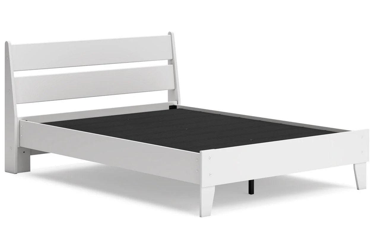 Socalle Two-tone Full Panel Platform Bed - Image 3