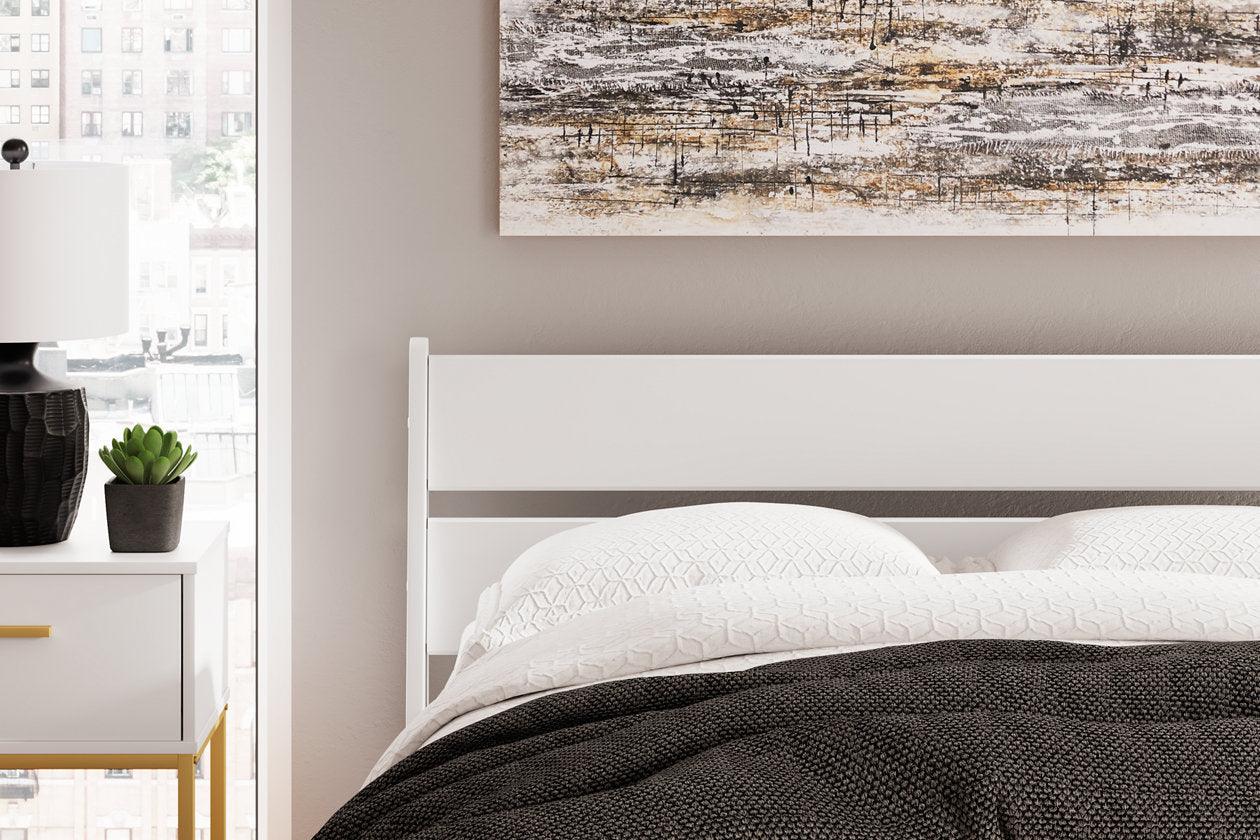 Socalle Two-tone Full Panel Platform Bed - Image 9